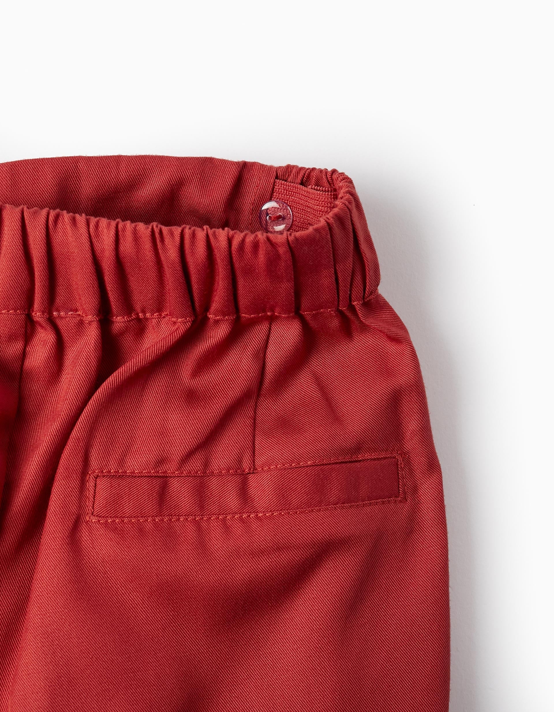 Skort in Lyocell for Girls, Dark Red