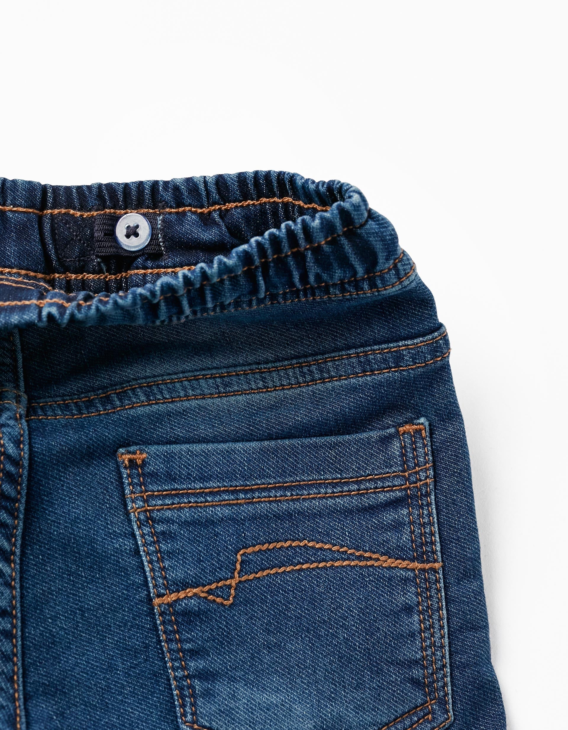 Midi Sports Shorts for Boys, Dark Blue