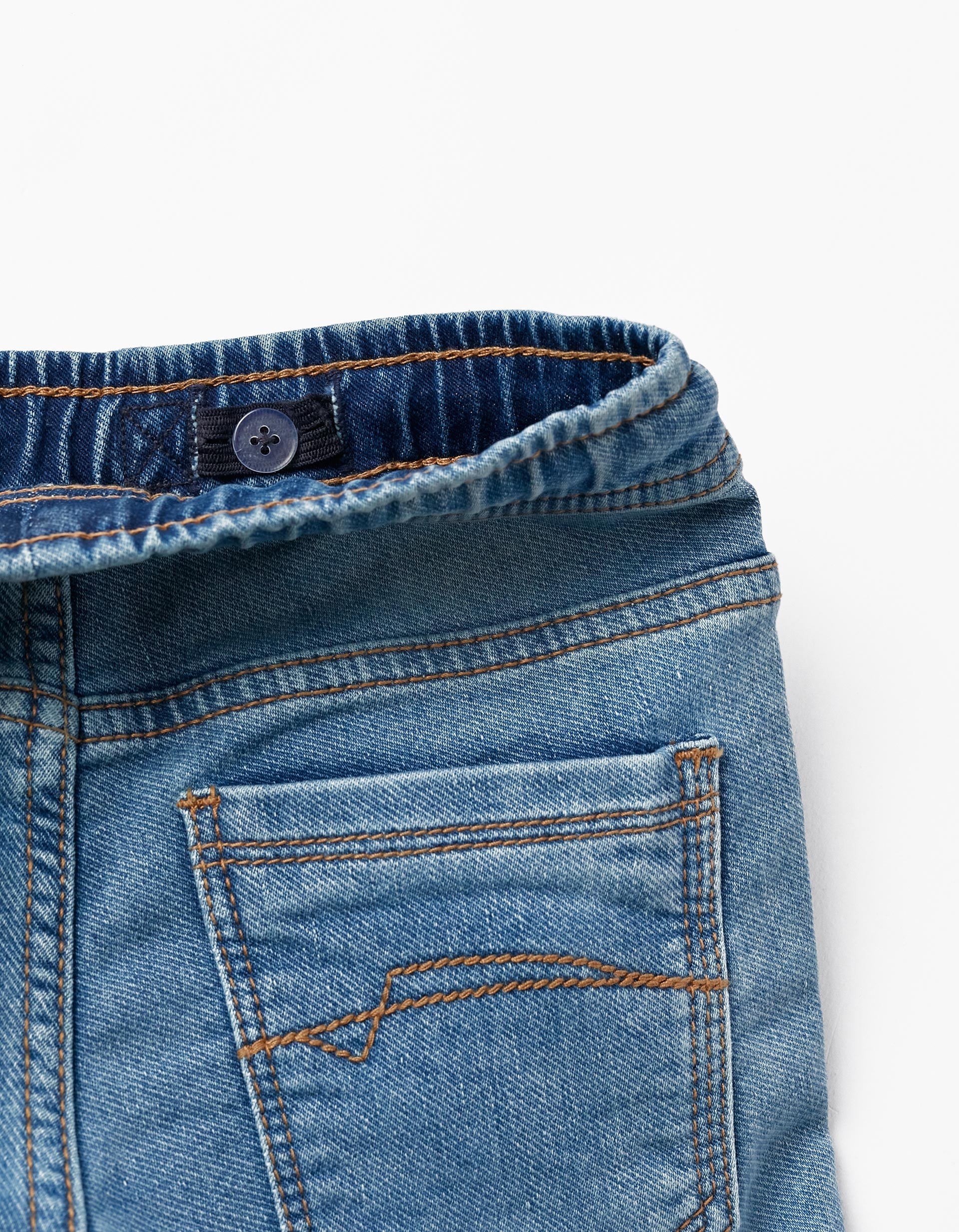 Midi Sports Shorts for Boys, Light Blue