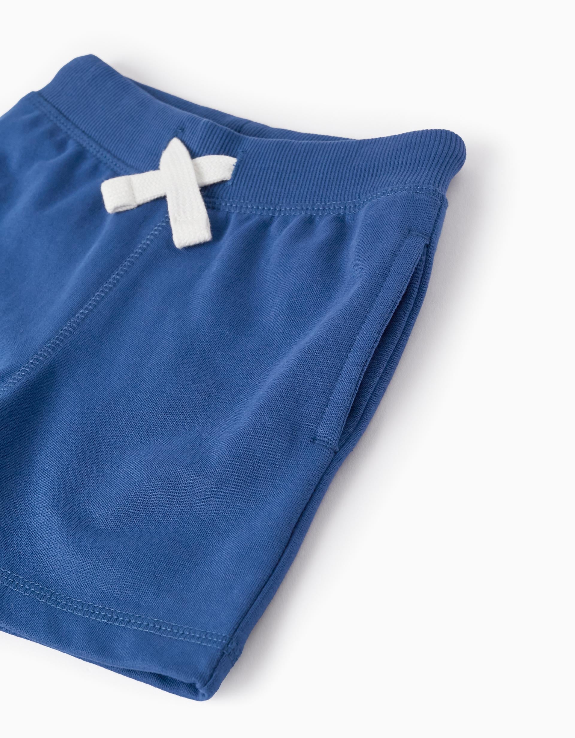 Cotton Sport Shorts for Baby Boys, Dark Blue