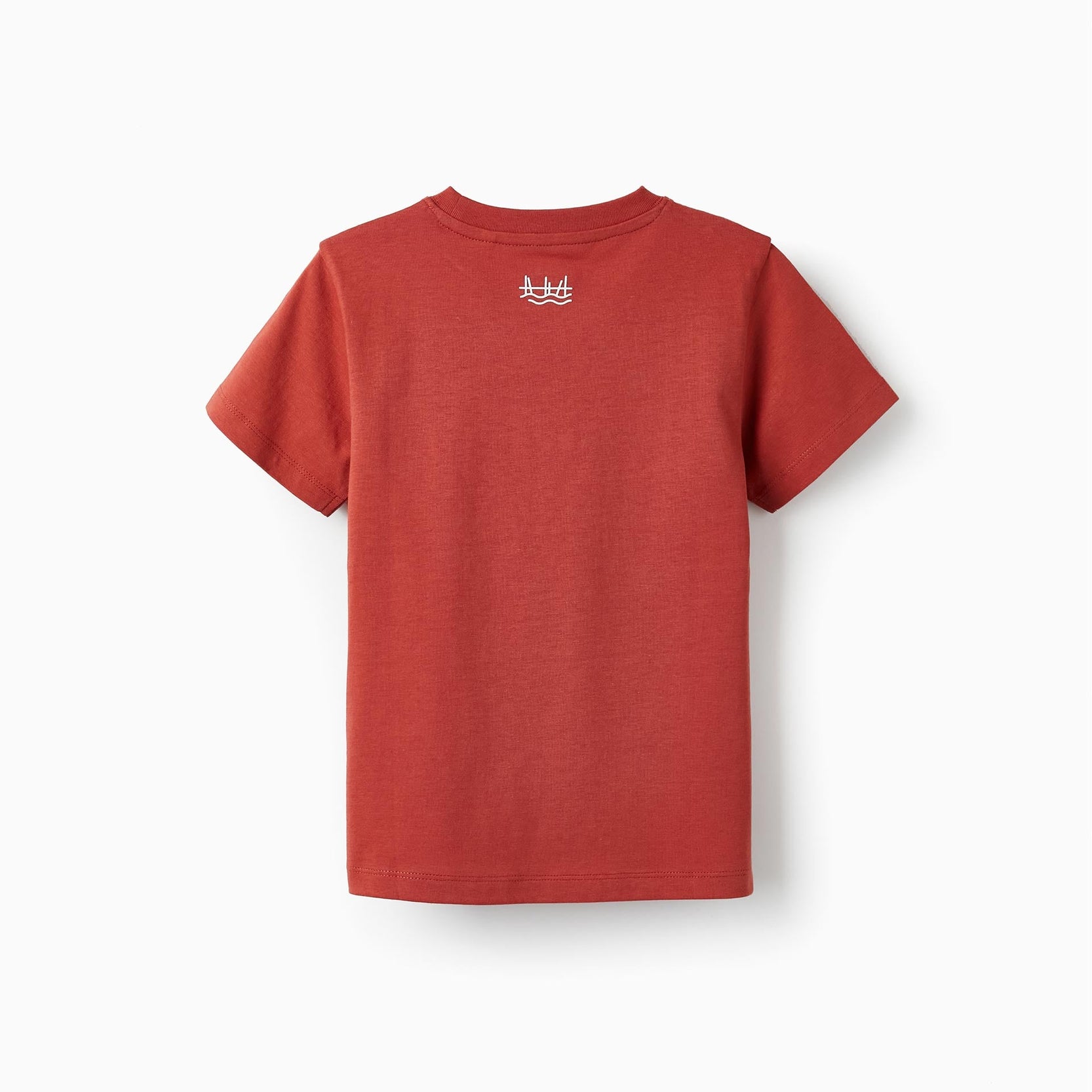 Cotton T-Shirt for Boys 'Comporta', Brick Red
