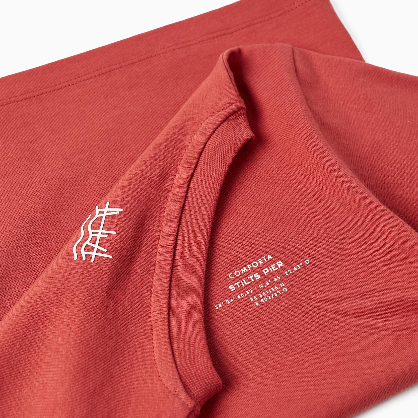 Cotton T-Shirt for Boys 'Comporta', Brick Red