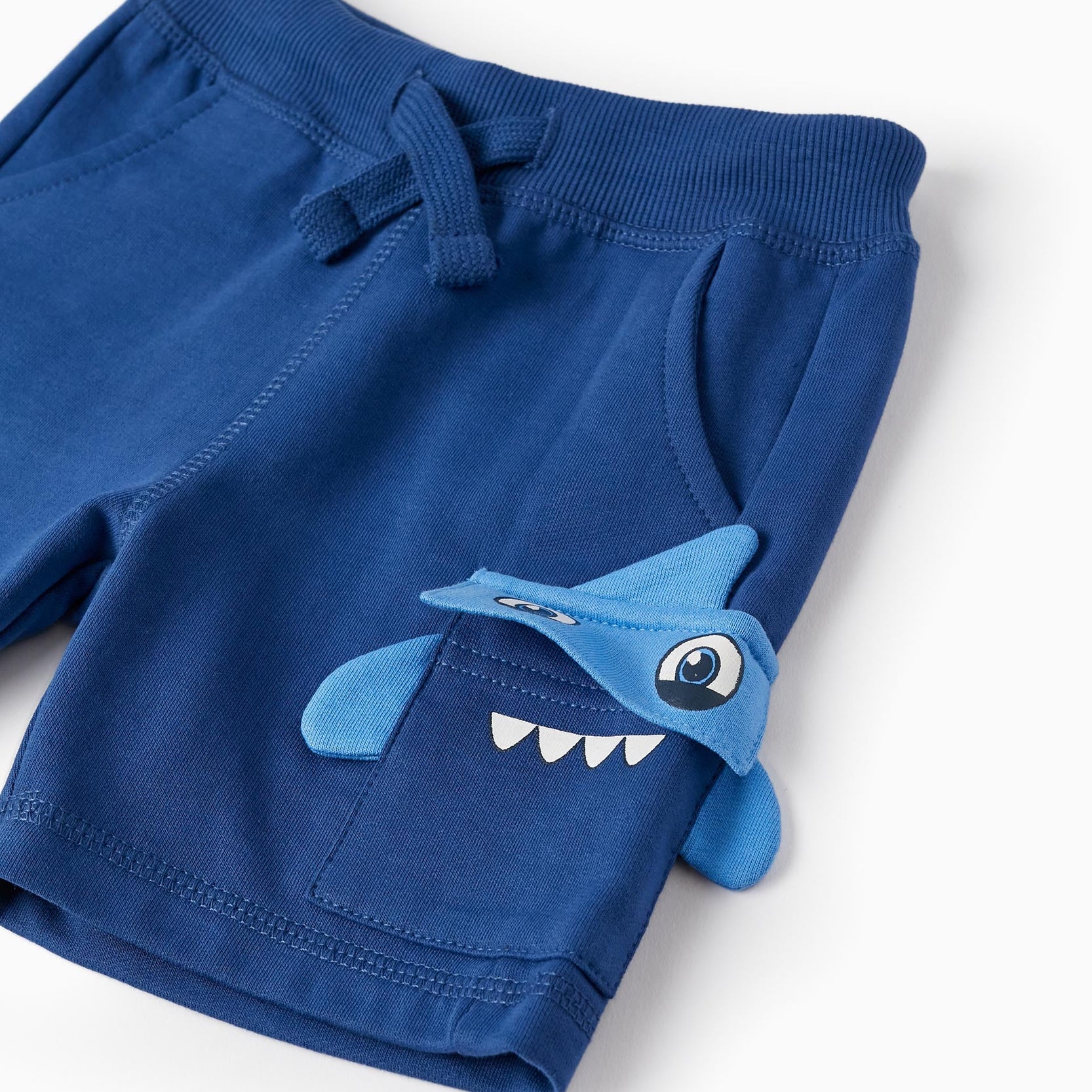 Cotton Shorts for Baby Boys 'Shark', Dark Blue