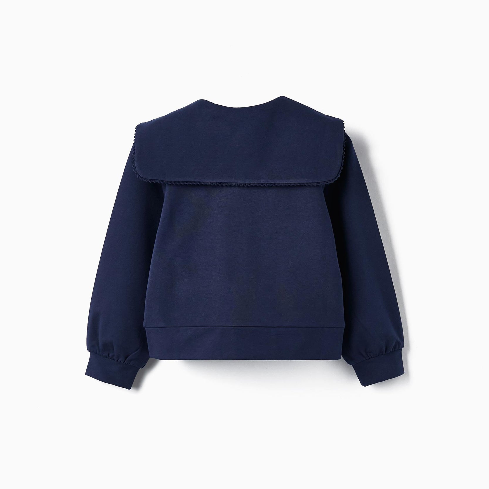 Jacket in Cotton for Girls, Dark Blue