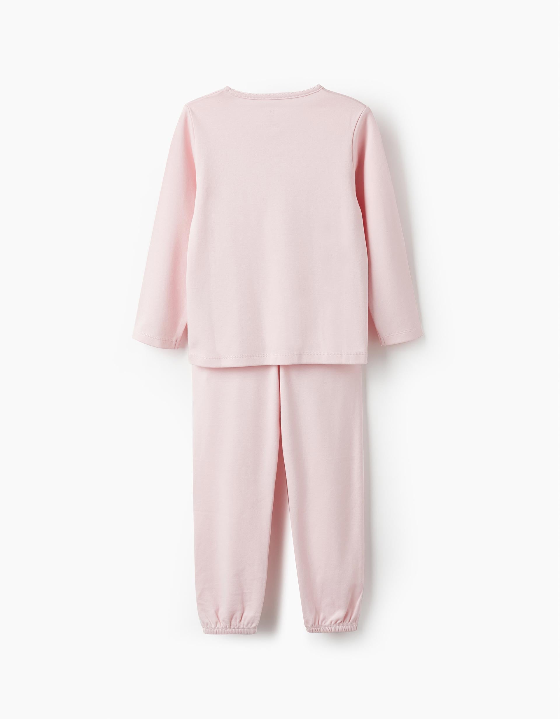 Cotton Pyjamas for Girls 'Butterflies', Light Pink