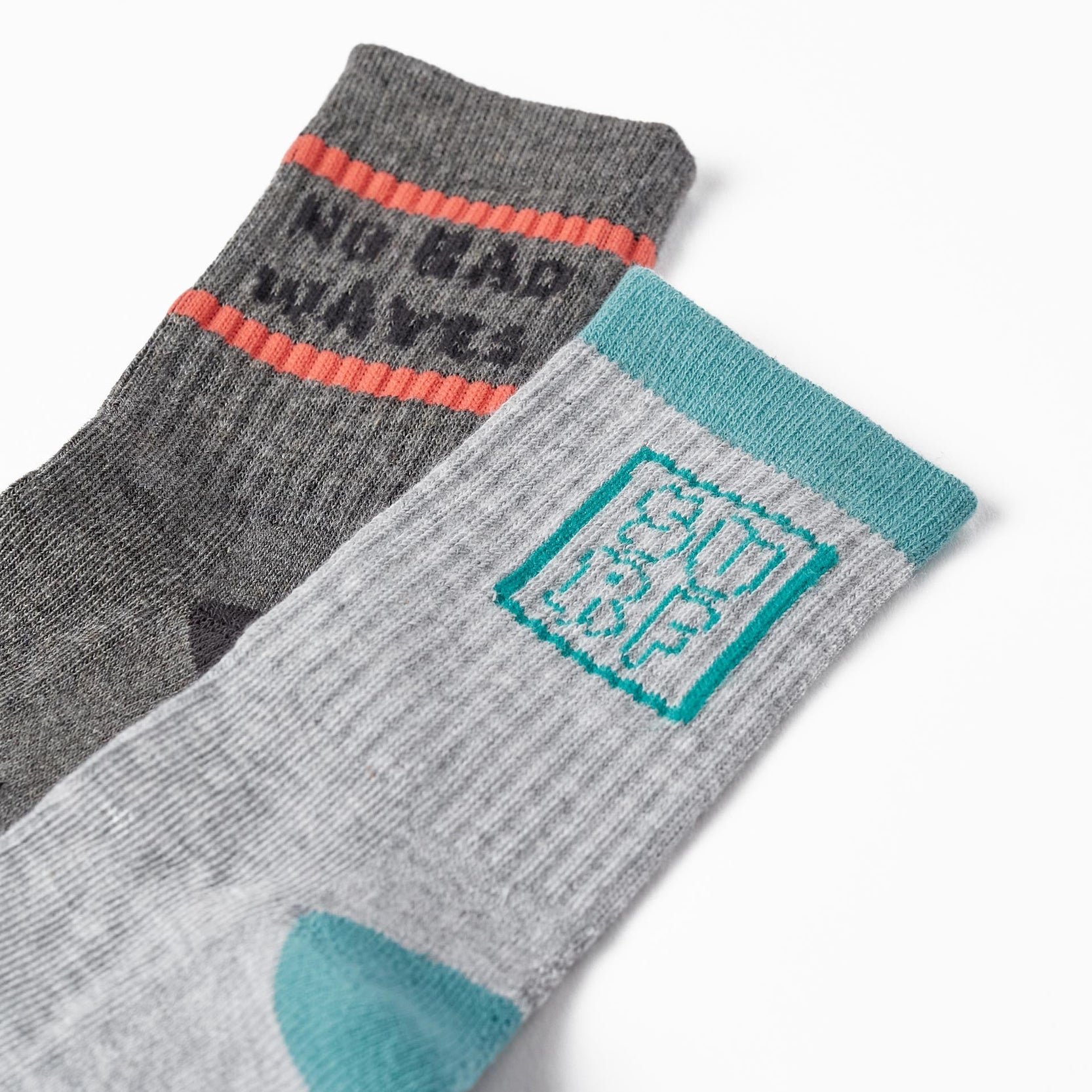 Pack of 2 Pairs of Socks for Boys, Multicolour