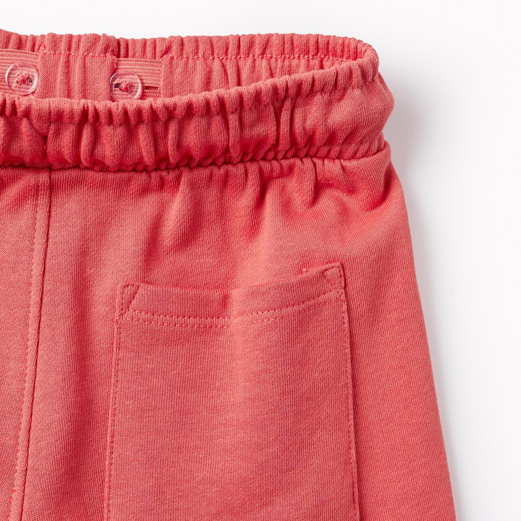 Cotton Shorts for Boys, Coral