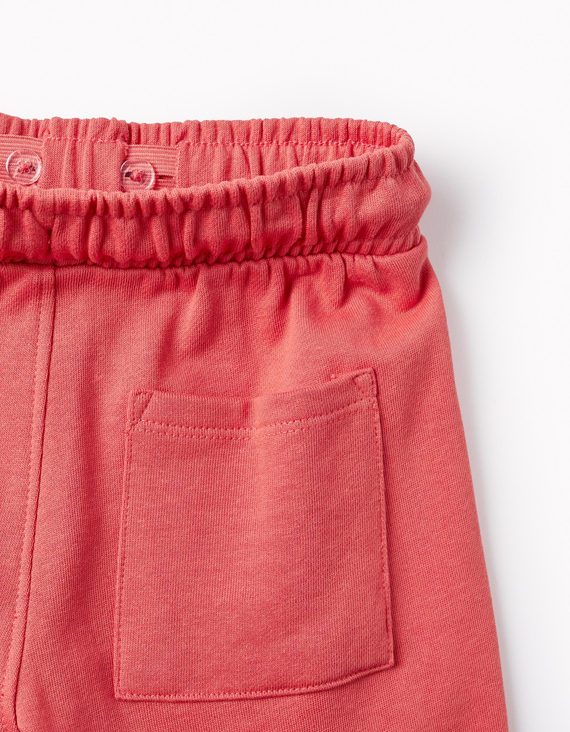 Cotton Shorts for Boys, Coral
