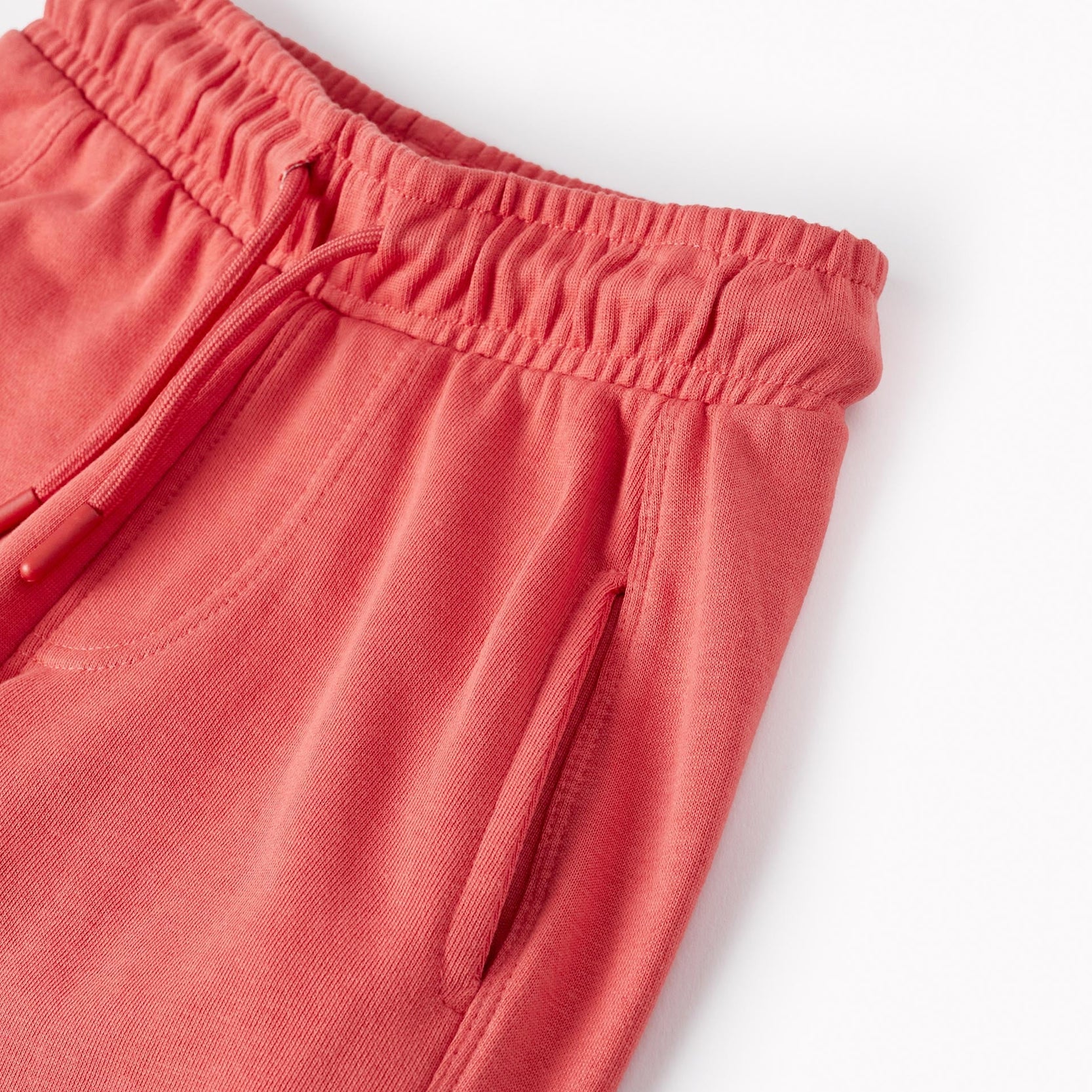 Cotton Shorts for Boys, Coral