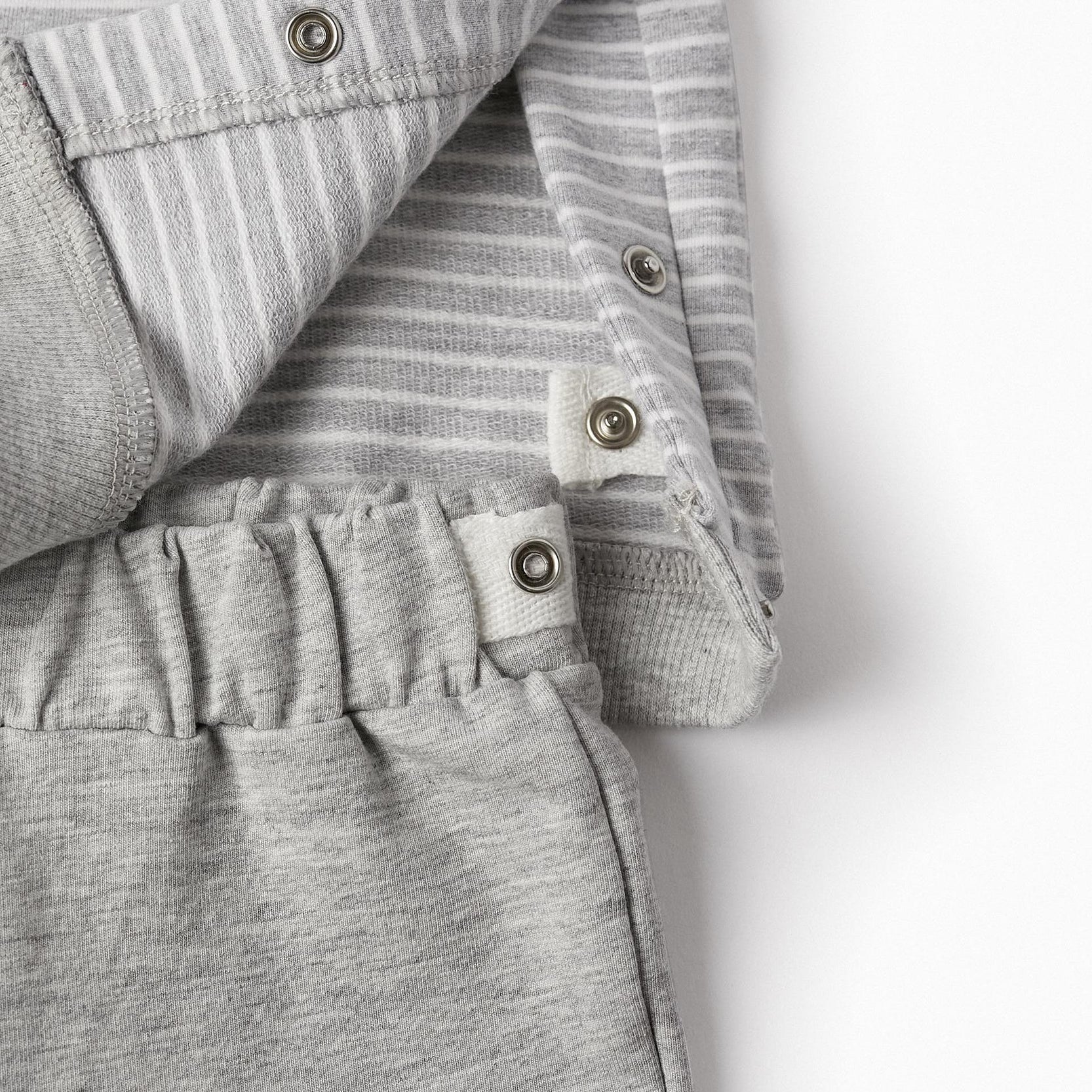 Jacket + Trousers for Newborn Girls 'Rabbit', Grey