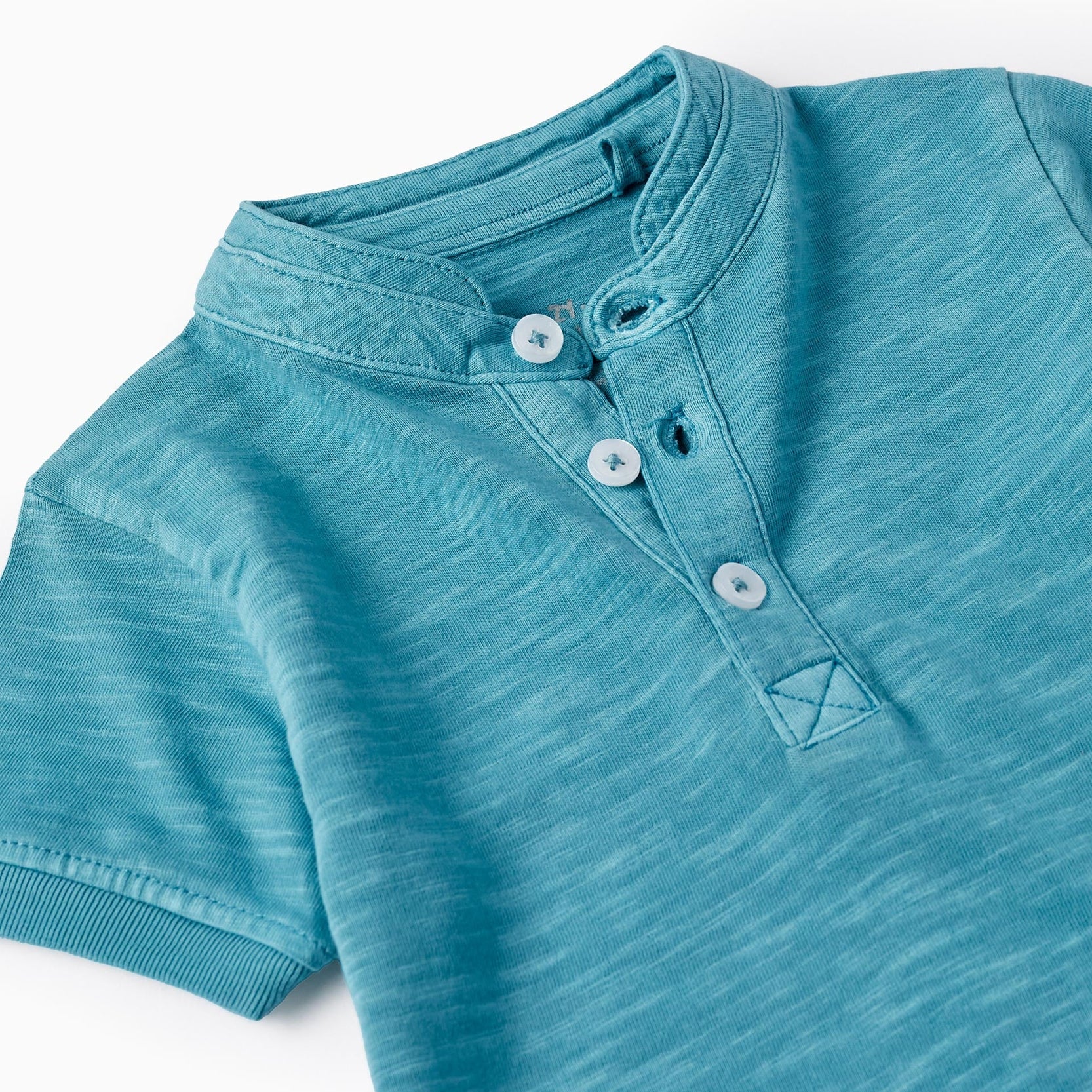 Cotton Polo T-shirt for Baby Boys, Blue