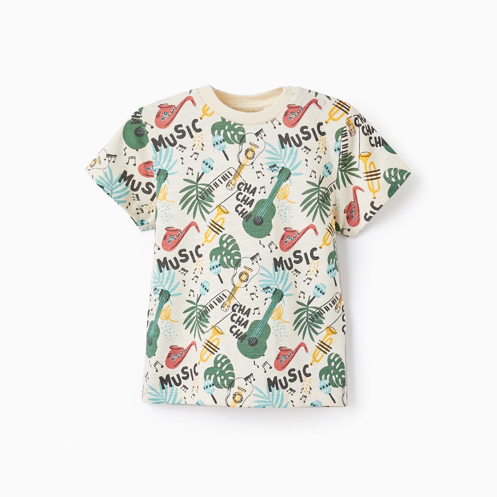 Cotton T-shirt for Baby Boys 'Cuba Music', Multicolour