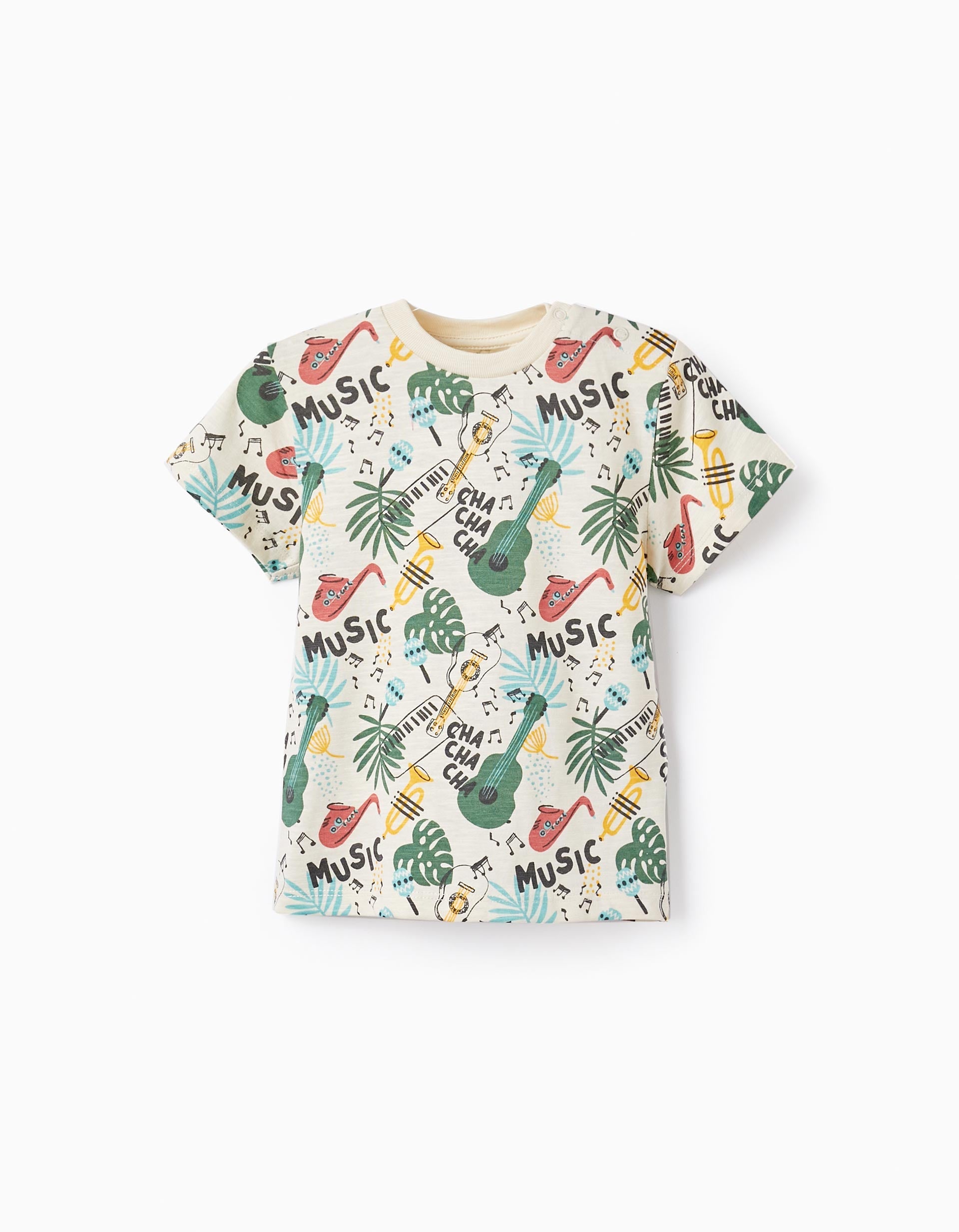 Cotton T-shirt for Baby Boys 'Cuba Music', Multicolour