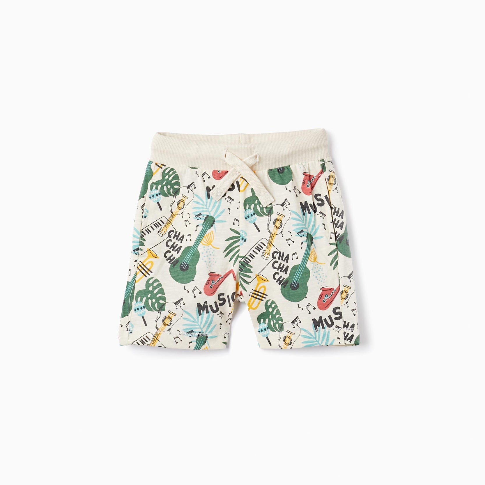 Cotton Sport Shorts for Baby Boys 'Cuba', Beige