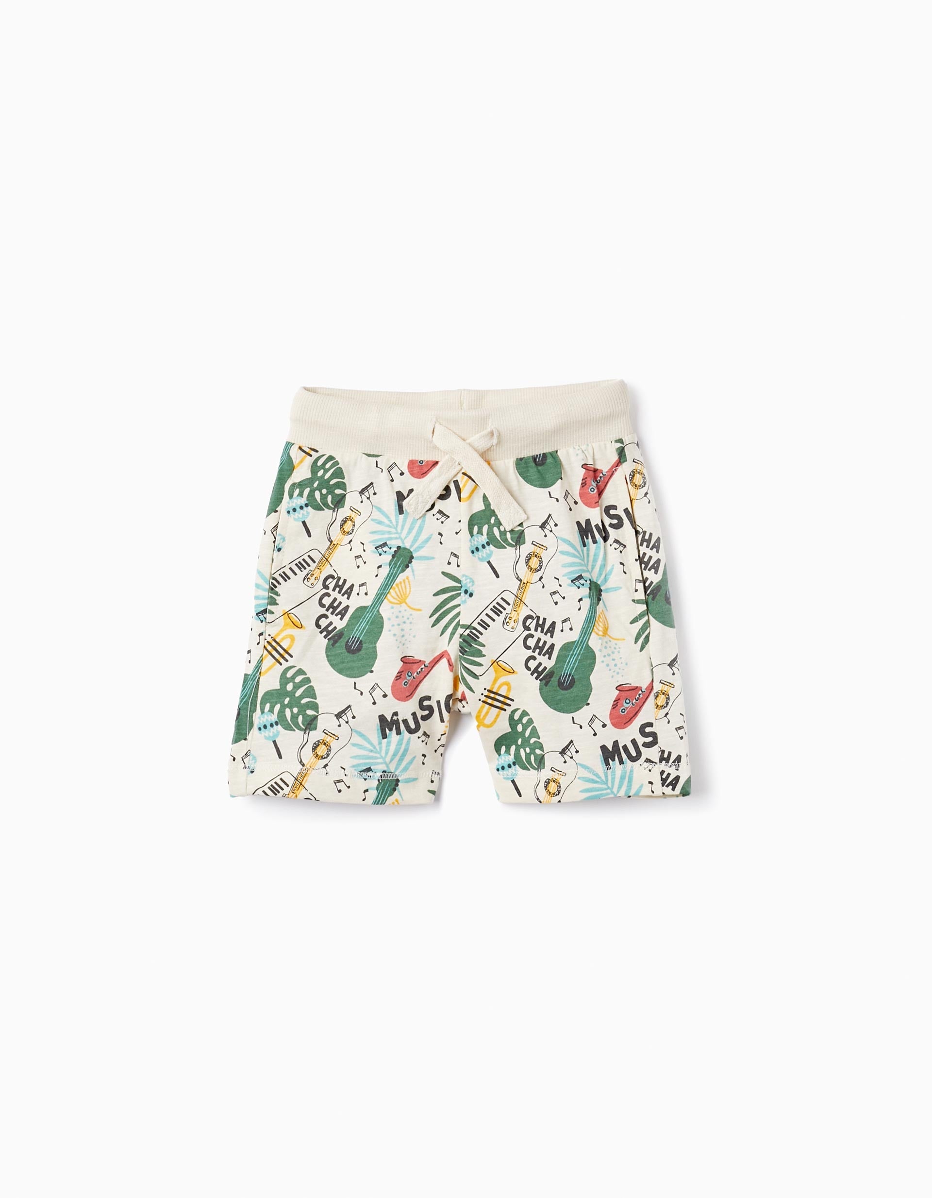 Cotton Sport Shorts for Baby Boys 'Cuba', Beige