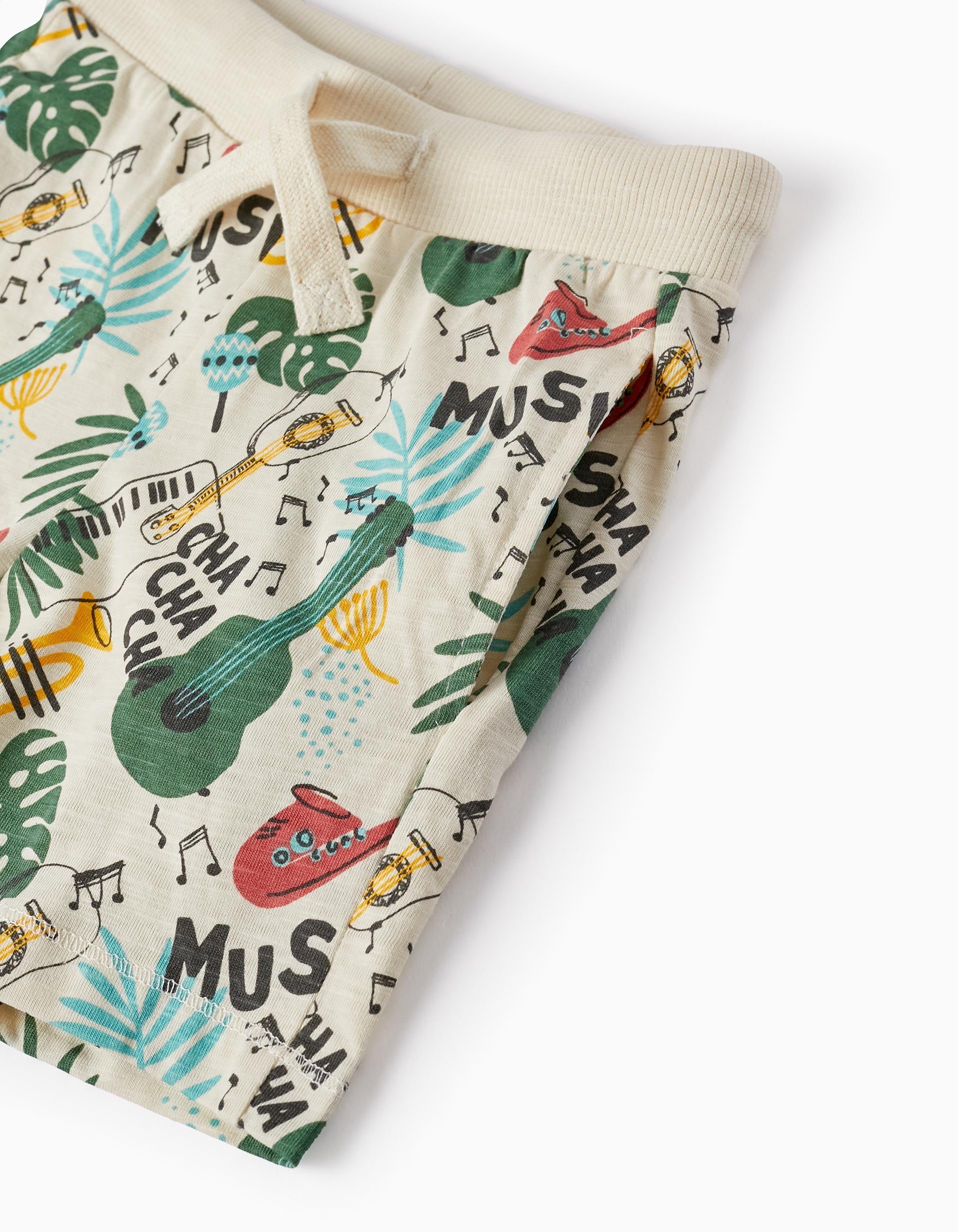 Cotton Sport Shorts for Baby Boys 'Cuba', Beige