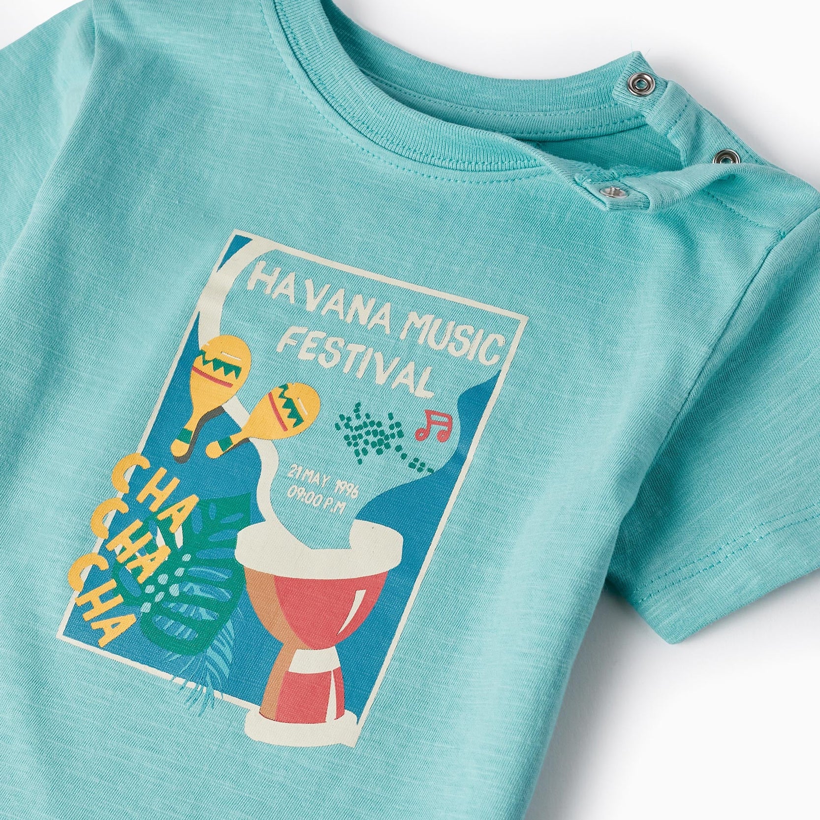 Cotton T-shirt for Baby Boys 'Havana', Blue