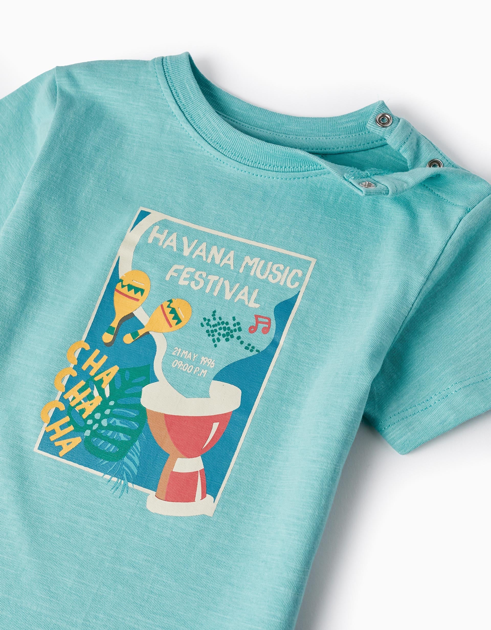 Cotton T-shirt for Baby Boys 'Havana', Blue