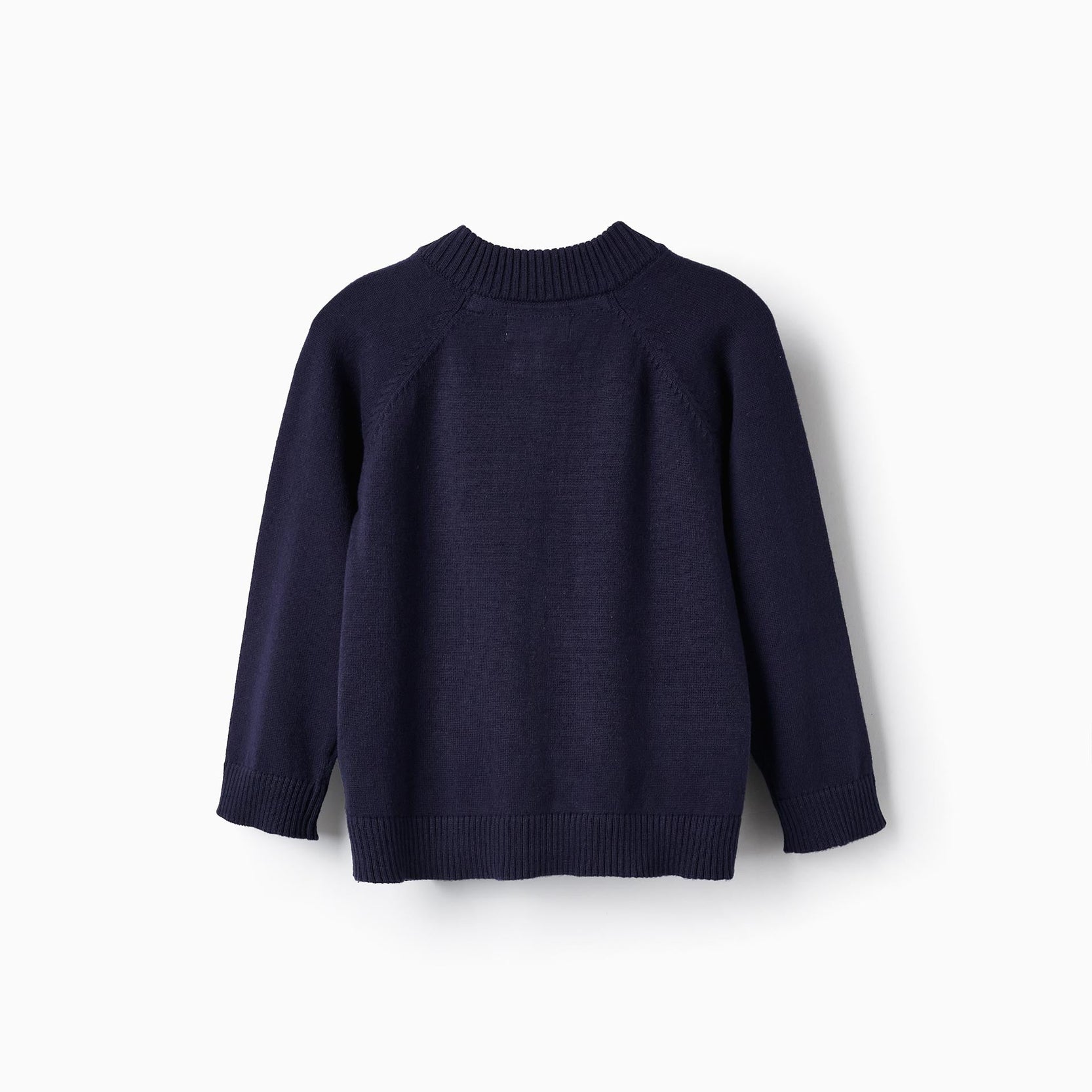 Knitted Cardigan for Baby Boy, Dark Blue