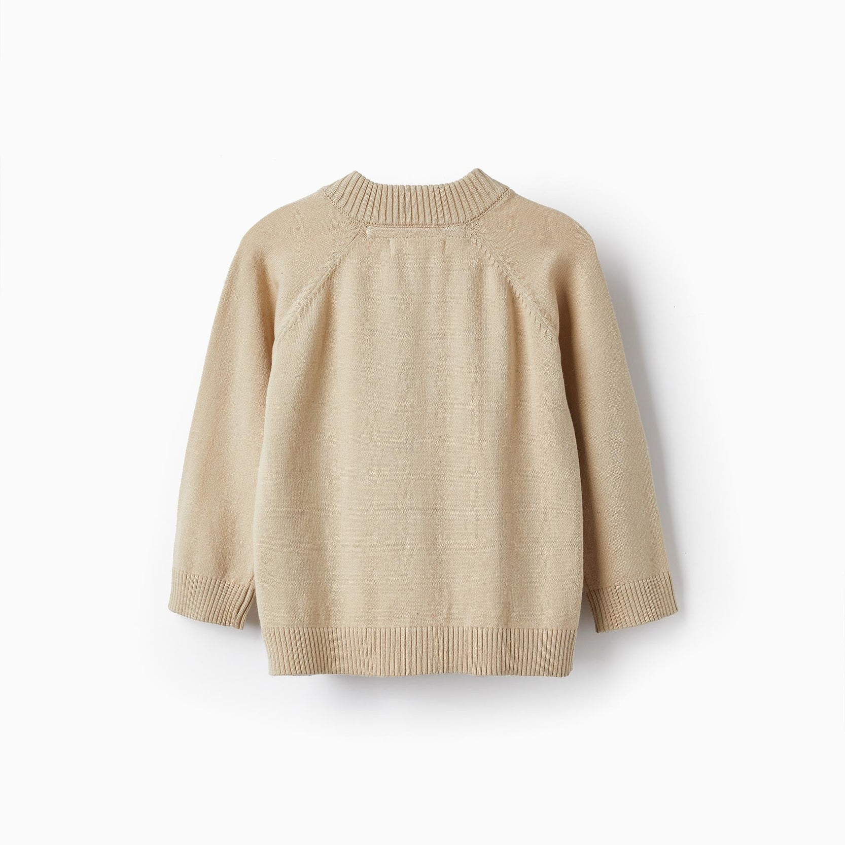 Knitted Cardigan for Baby Boy, Beige