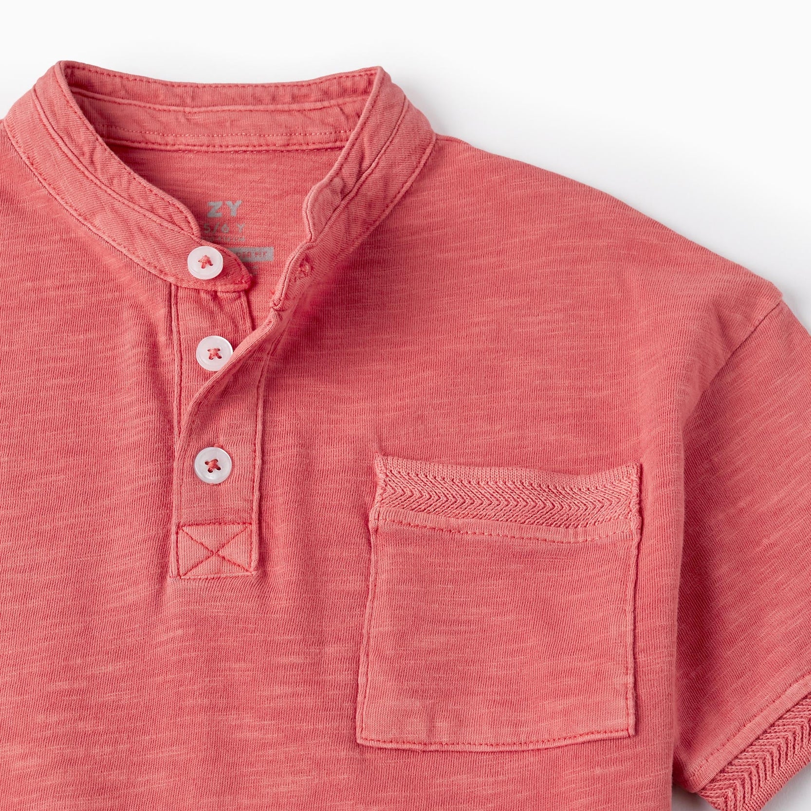 Cotton Polo T-shirt for Boys, Red