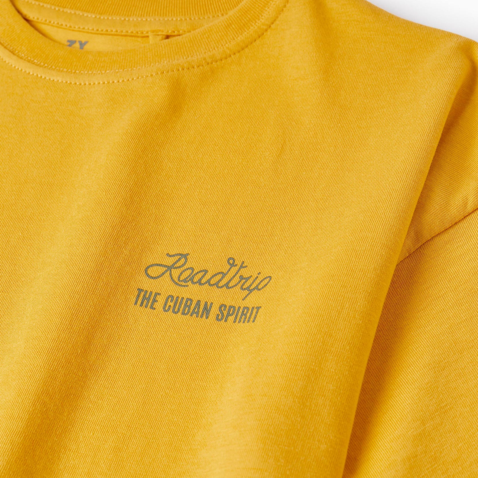 Cotton T-shirt for Boys 'Roadtrip', Yellow