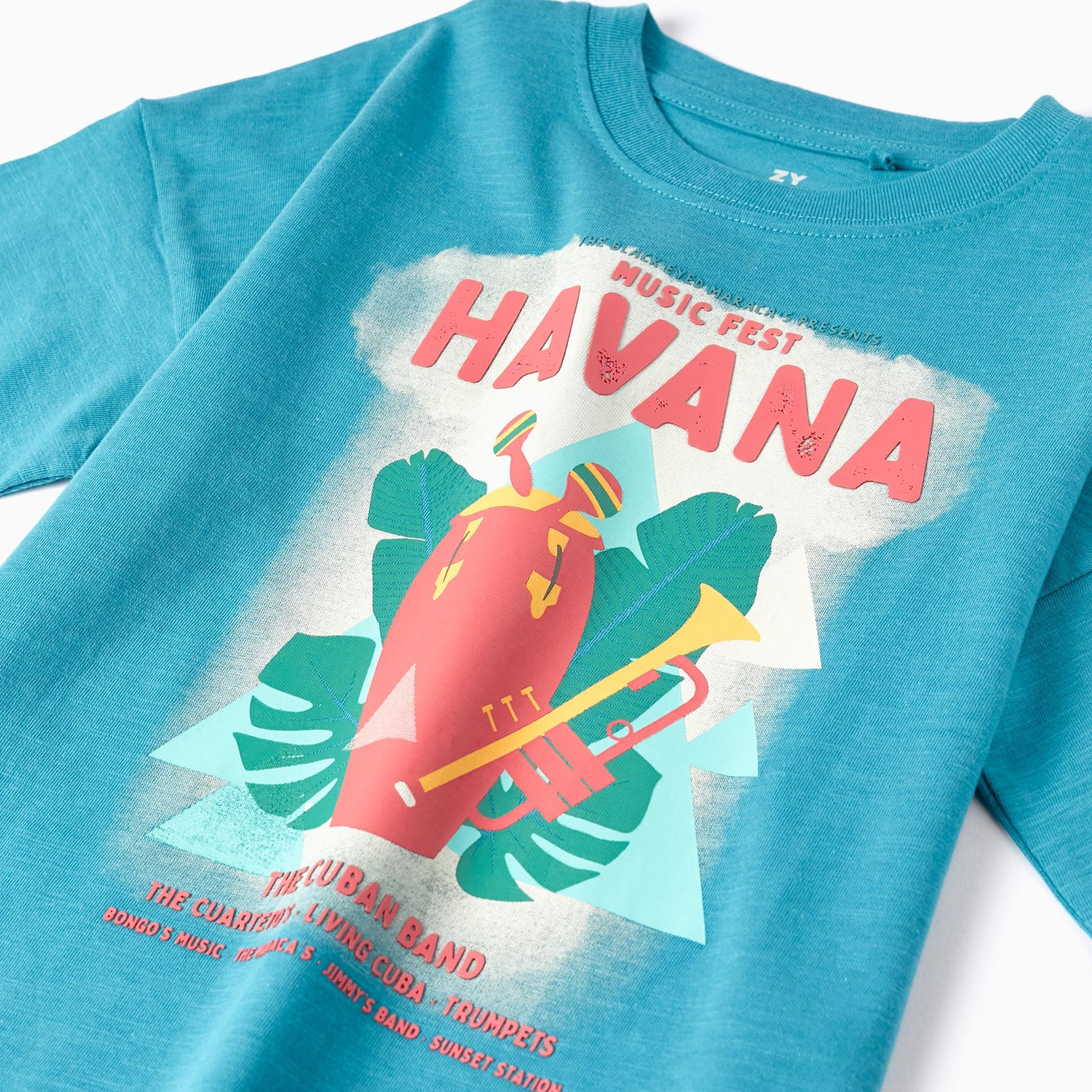 Cotton T-shirt for Boys 'Havana', Blue