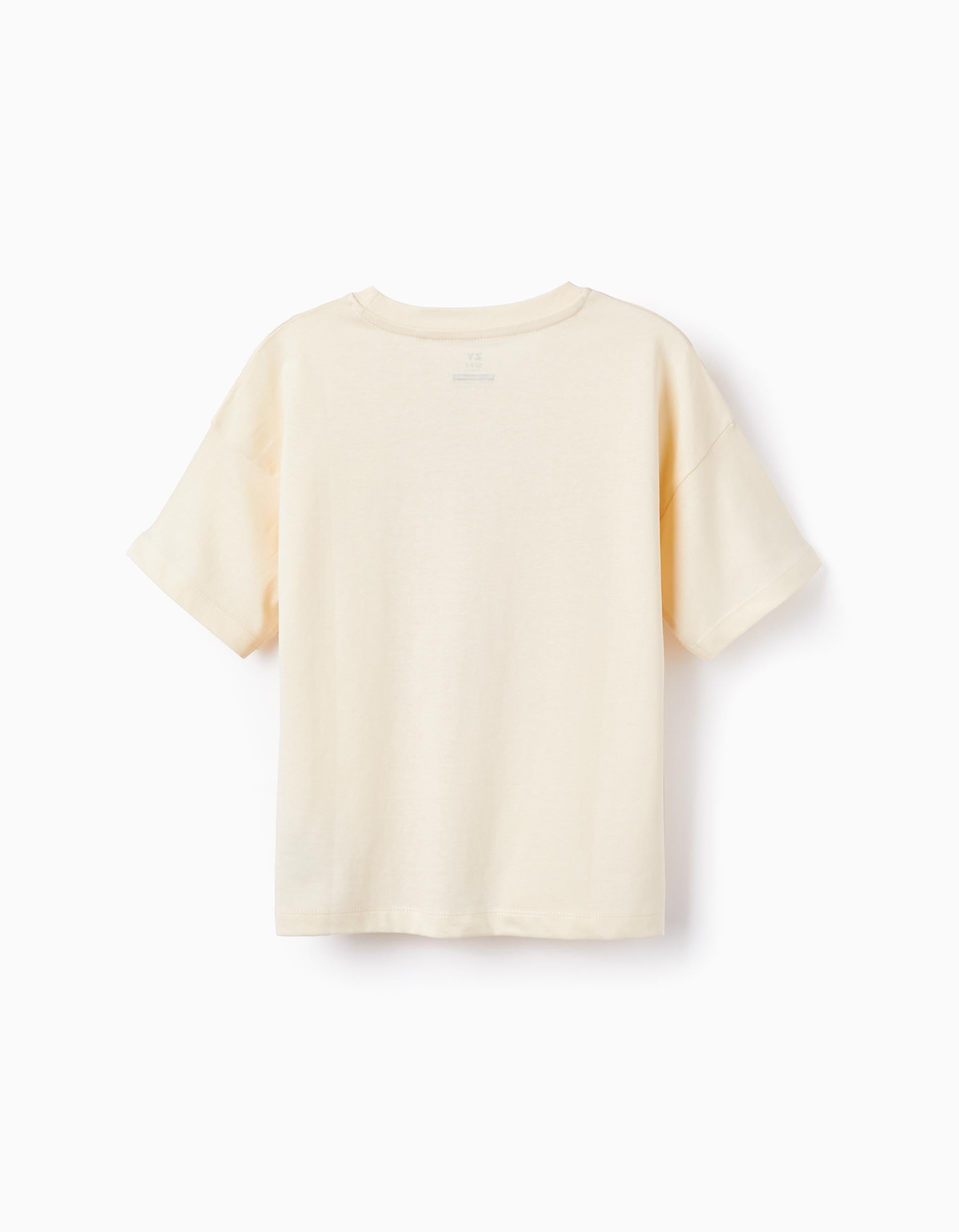 Cotton T-shirt for Boys 'Havana', Beige