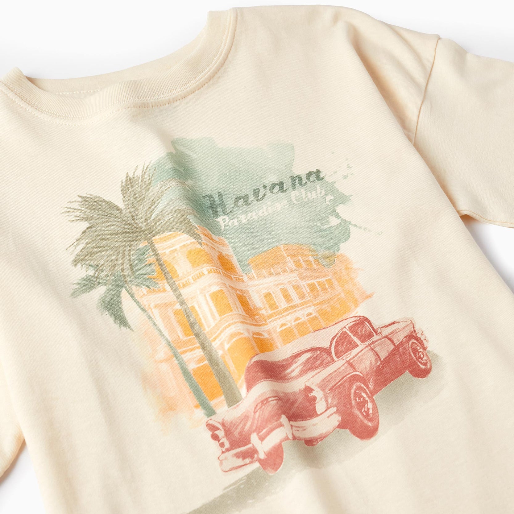 Cotton T-shirt for Boys 'Havana', Beige