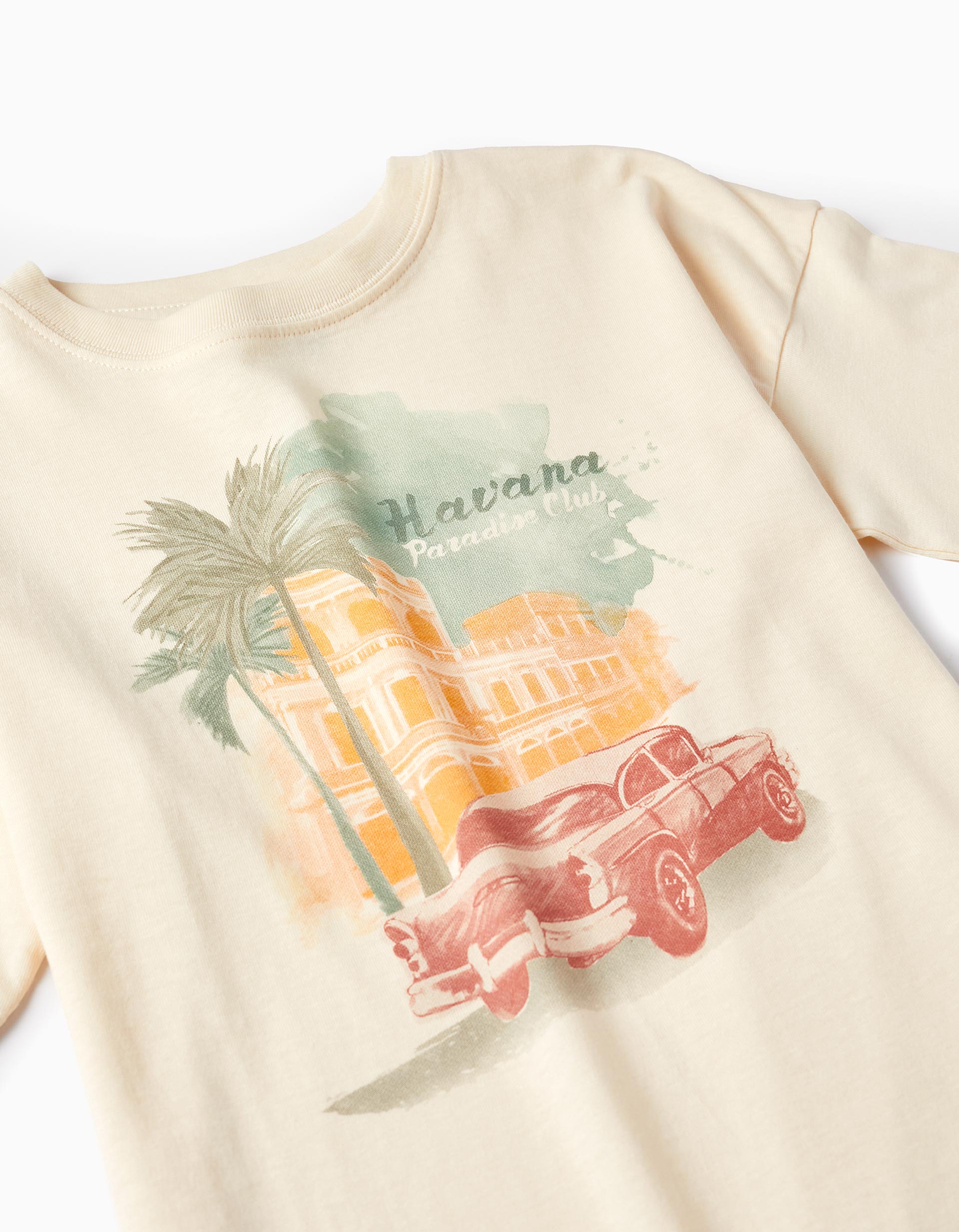 Cotton T-shirt for Boys 'Havana', Beige