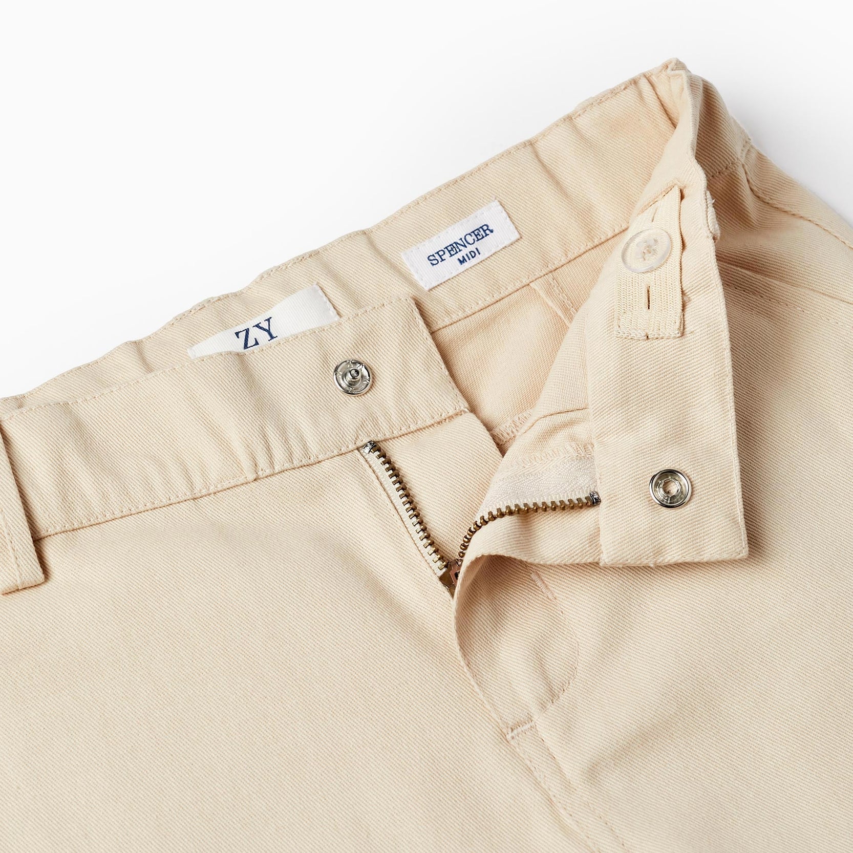 Short Sleeve Shirt + Midi Shorts for Boys, Lilac/Beige
