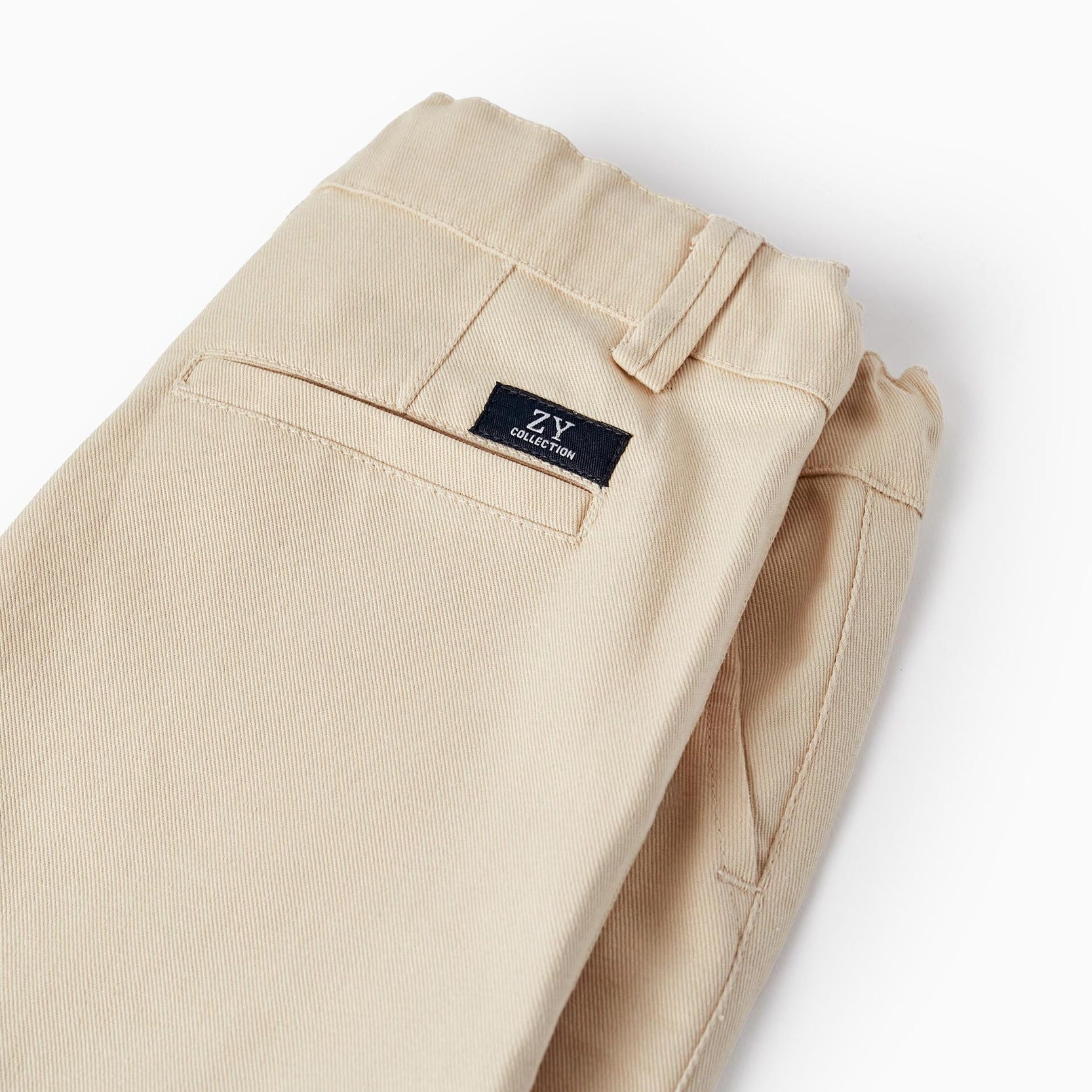 Short Sleeve Shirt + Midi Shorts for Boys, Lilac/Beige