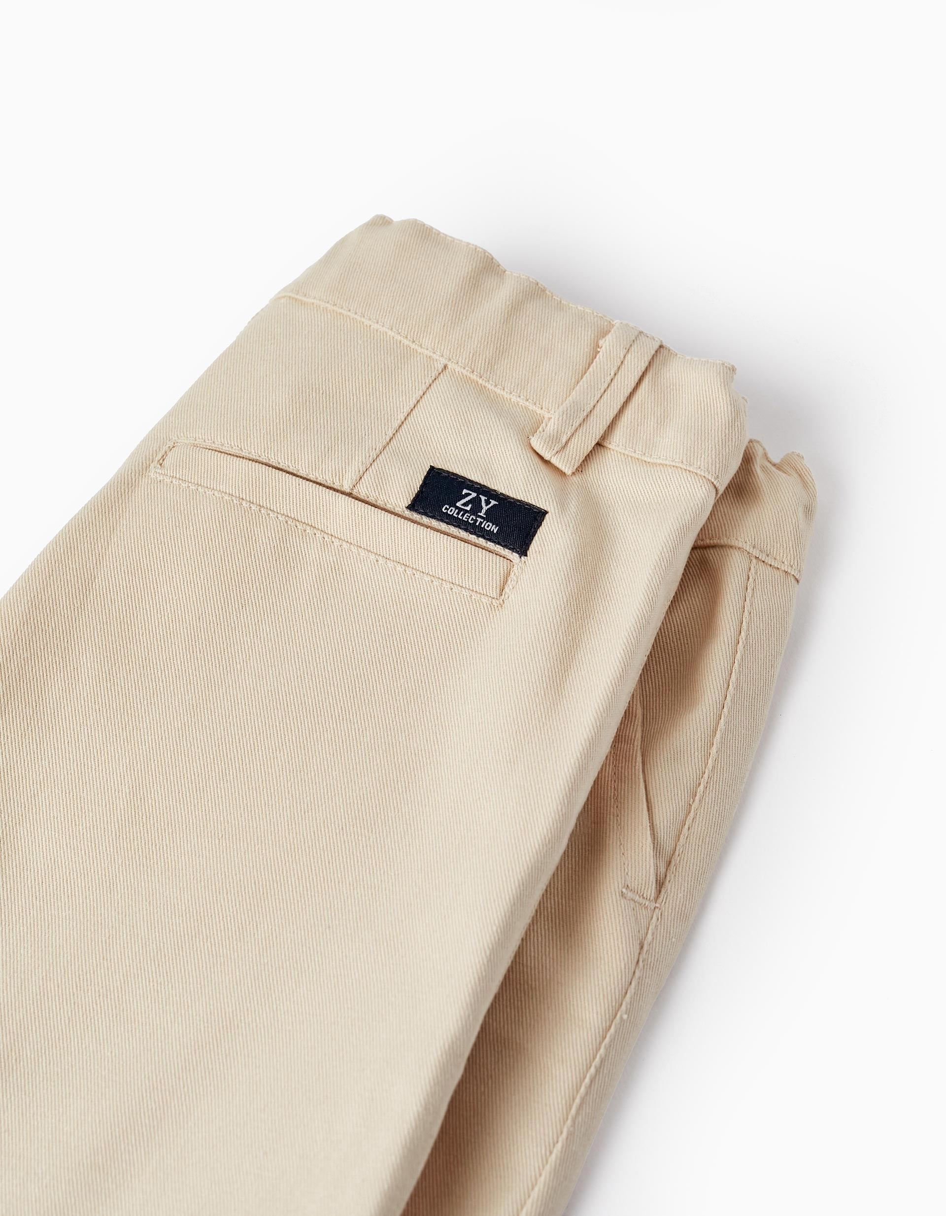 Short Sleeve Shirt + Midi Shorts for Boys, Lilac/Beige