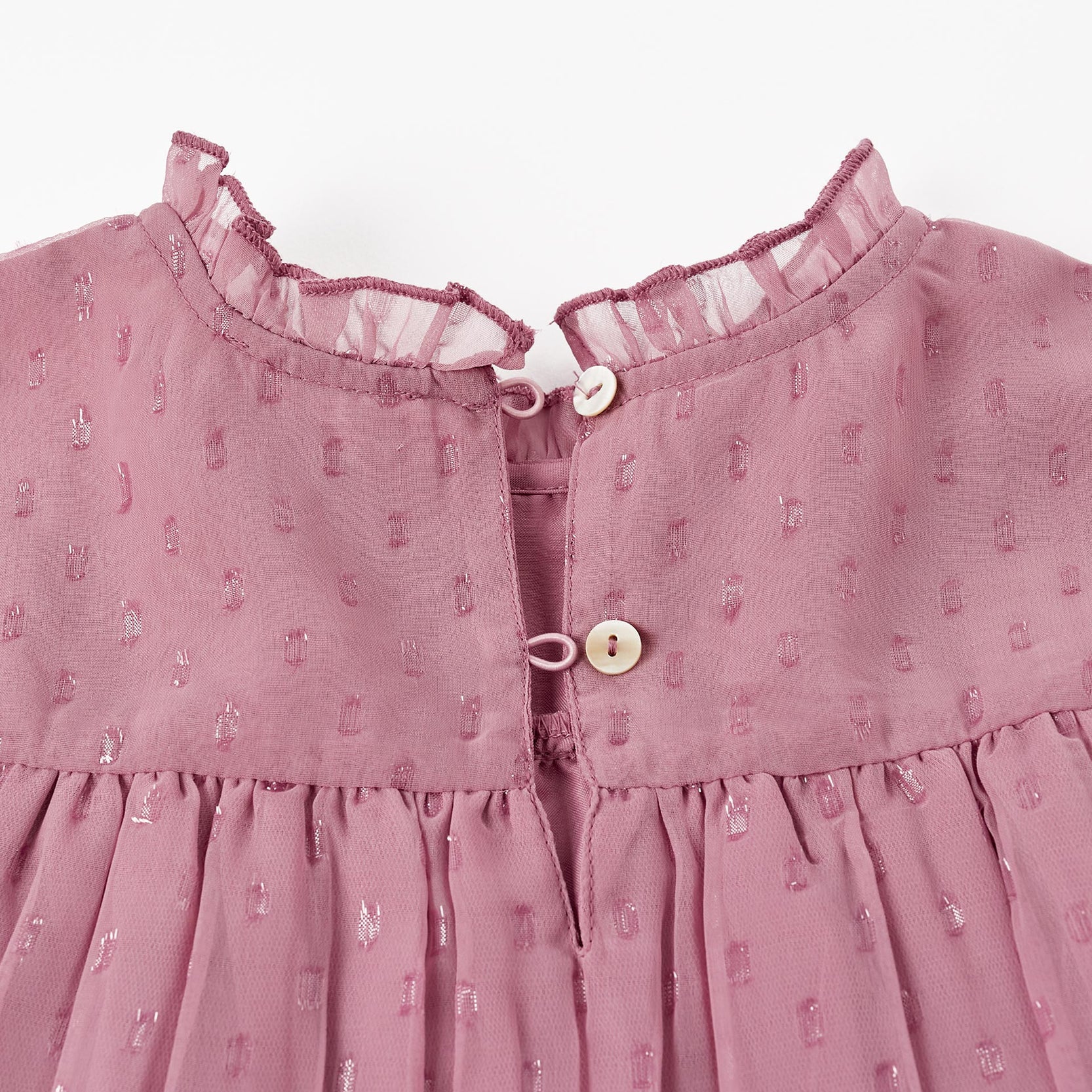 Long Sleeve Dress for Girls, Light Purple