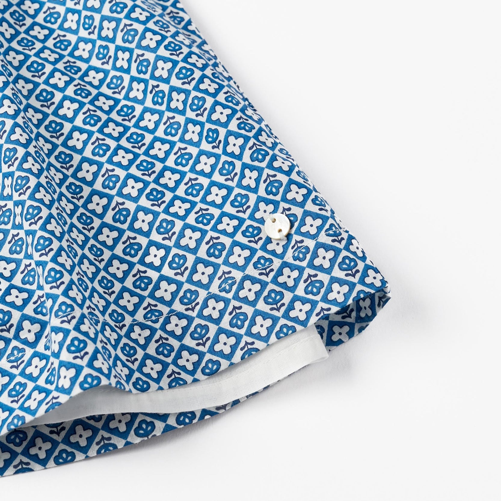 Dress with Ruffles for Baby Girls, Blue/White