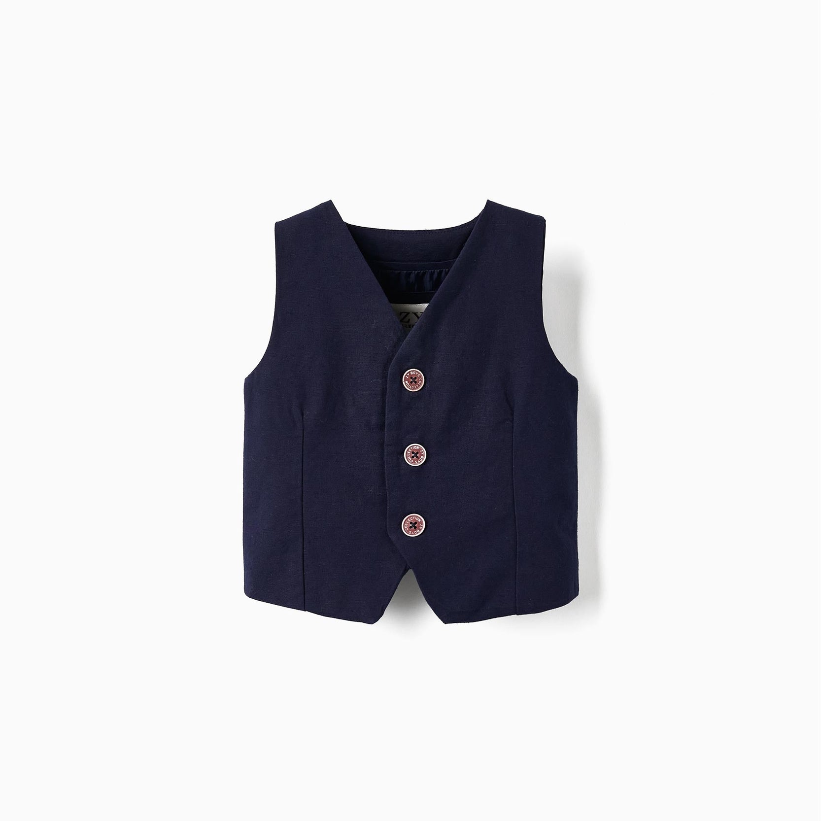 Formal Waistcoat for Baby Boys, Dark Blue