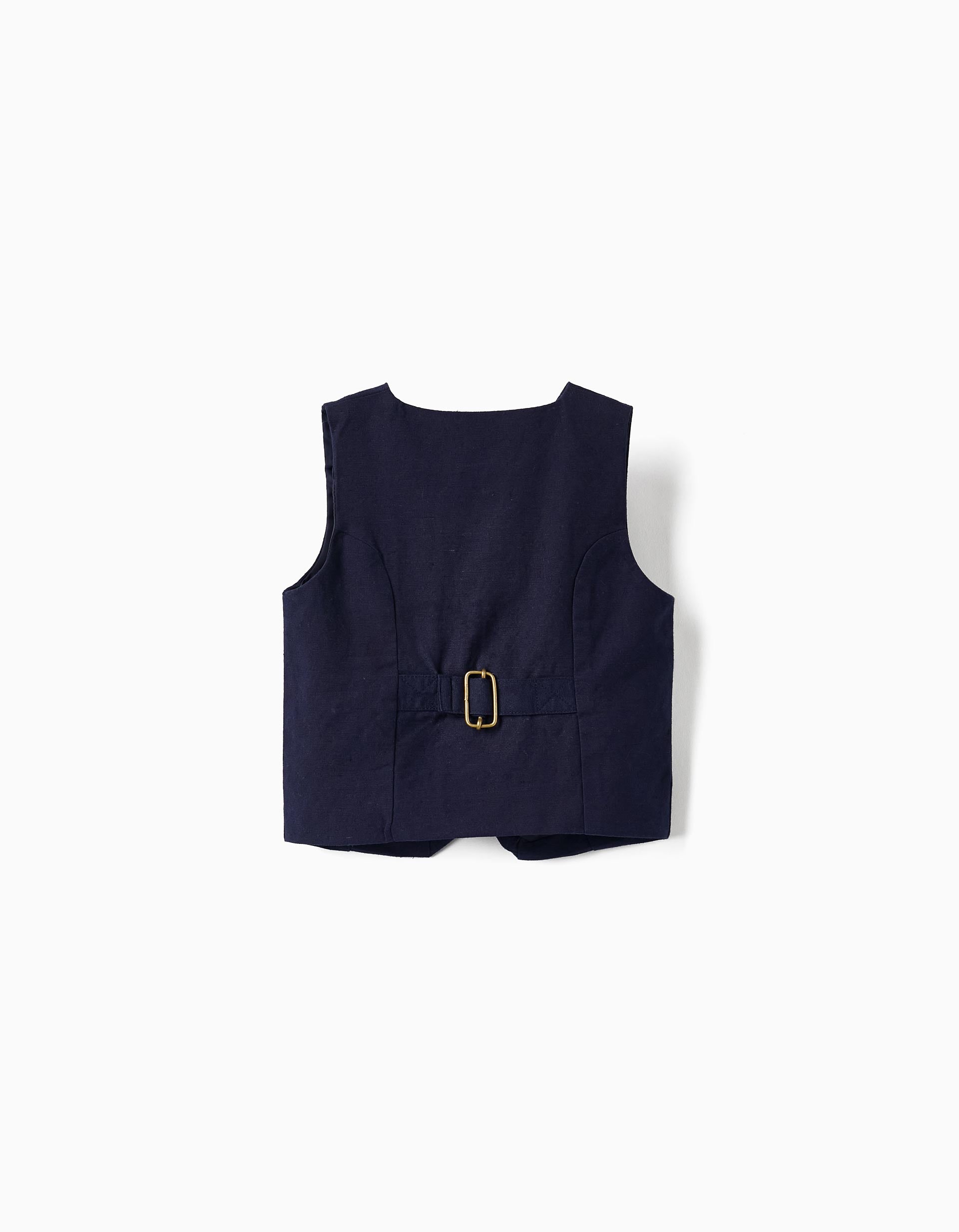 Formal Waistcoat for Baby Boys, Dark Blue