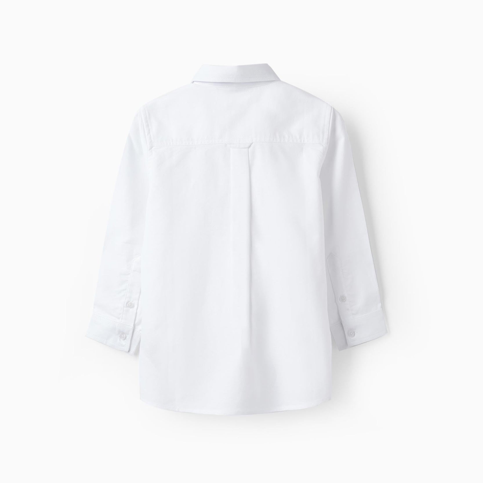 Loop + Cotton Shirt for Boys, Blue/White