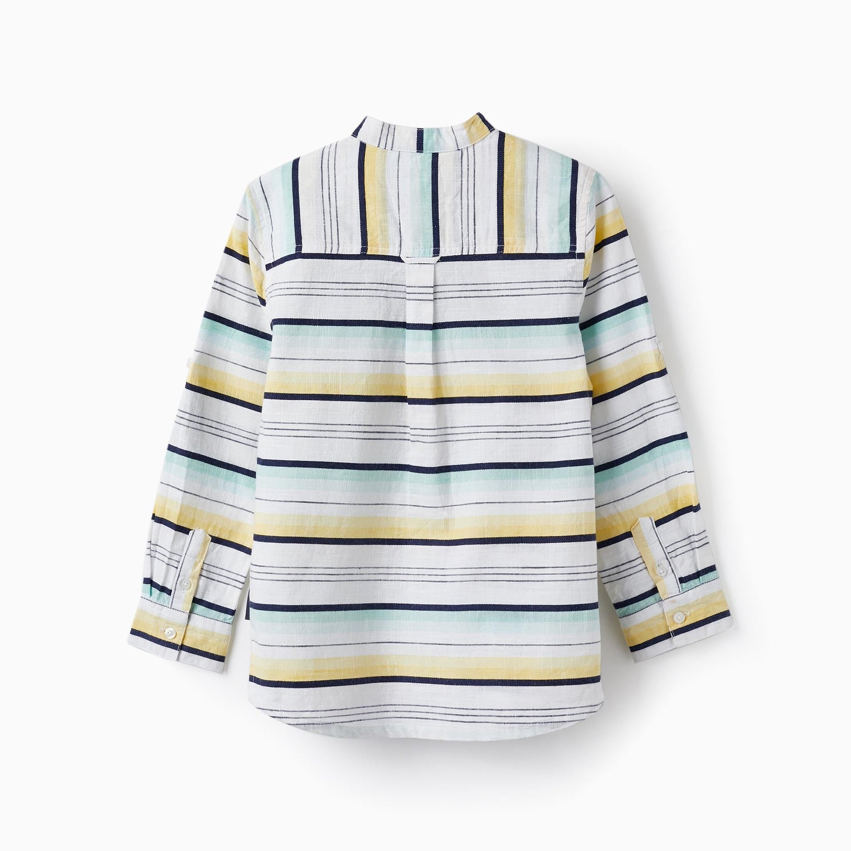 Striped Cotton Shirt for Boys, Multicolour
