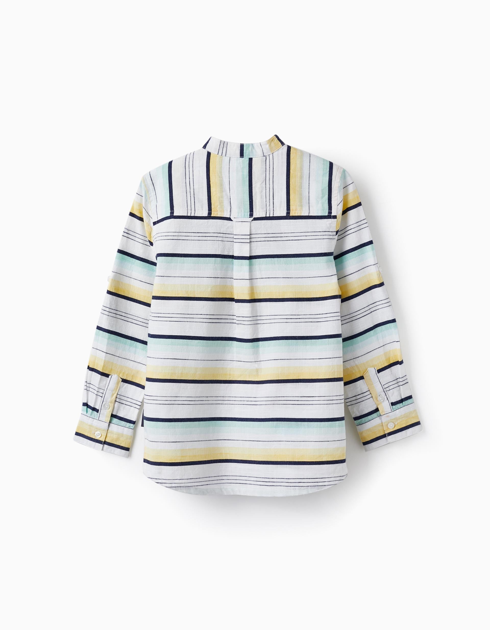 Striped Cotton Shirt for Boys, Multicolour