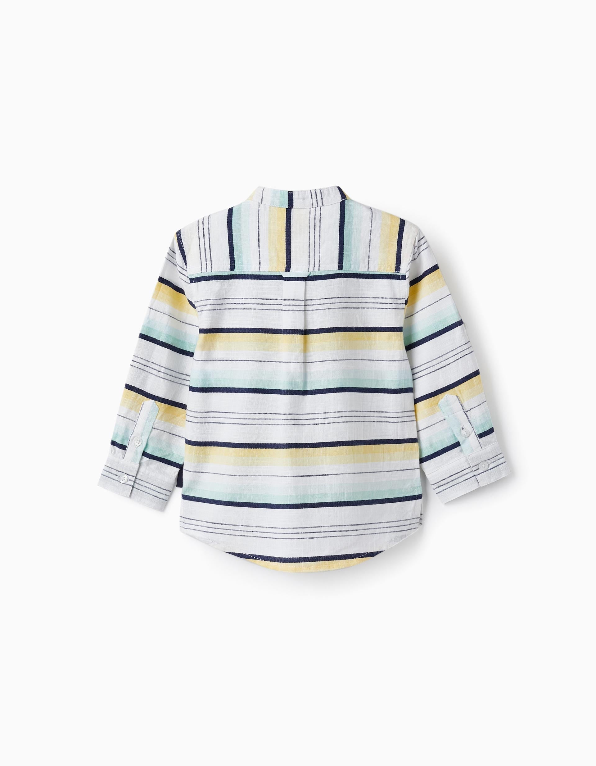 Striped Cotton Shirt for Baby Boys, Multicolour