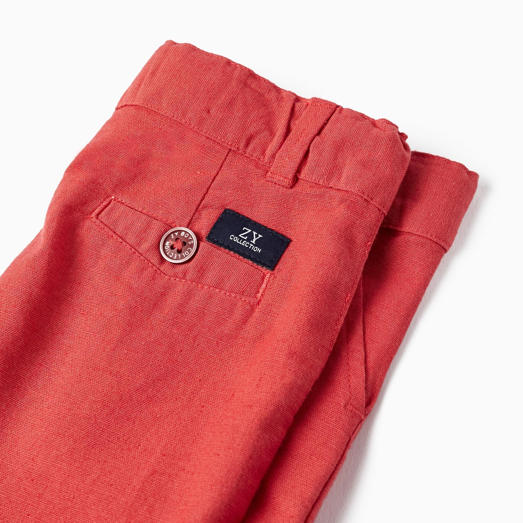 Chino Shorts for Baby Boy, Red
