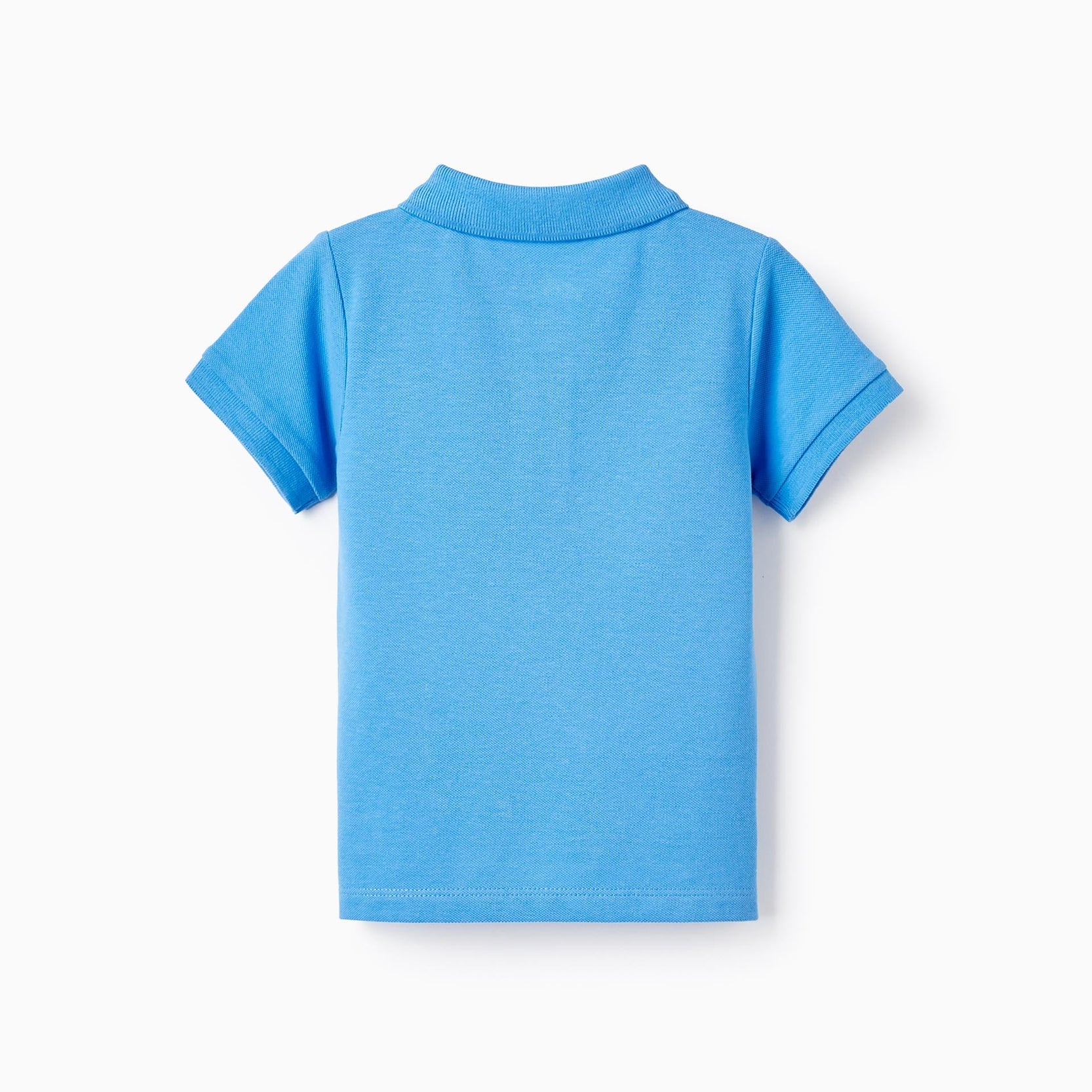 Polo in Cotton Piqué for Baby Boys, Blue