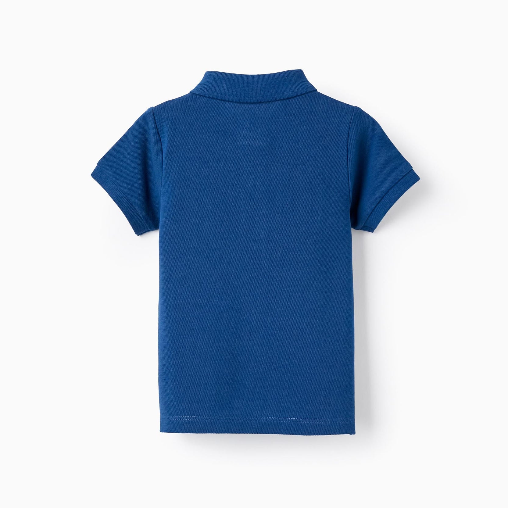 Polo in Cotton Piqué for Baby Boys, Dark Blue