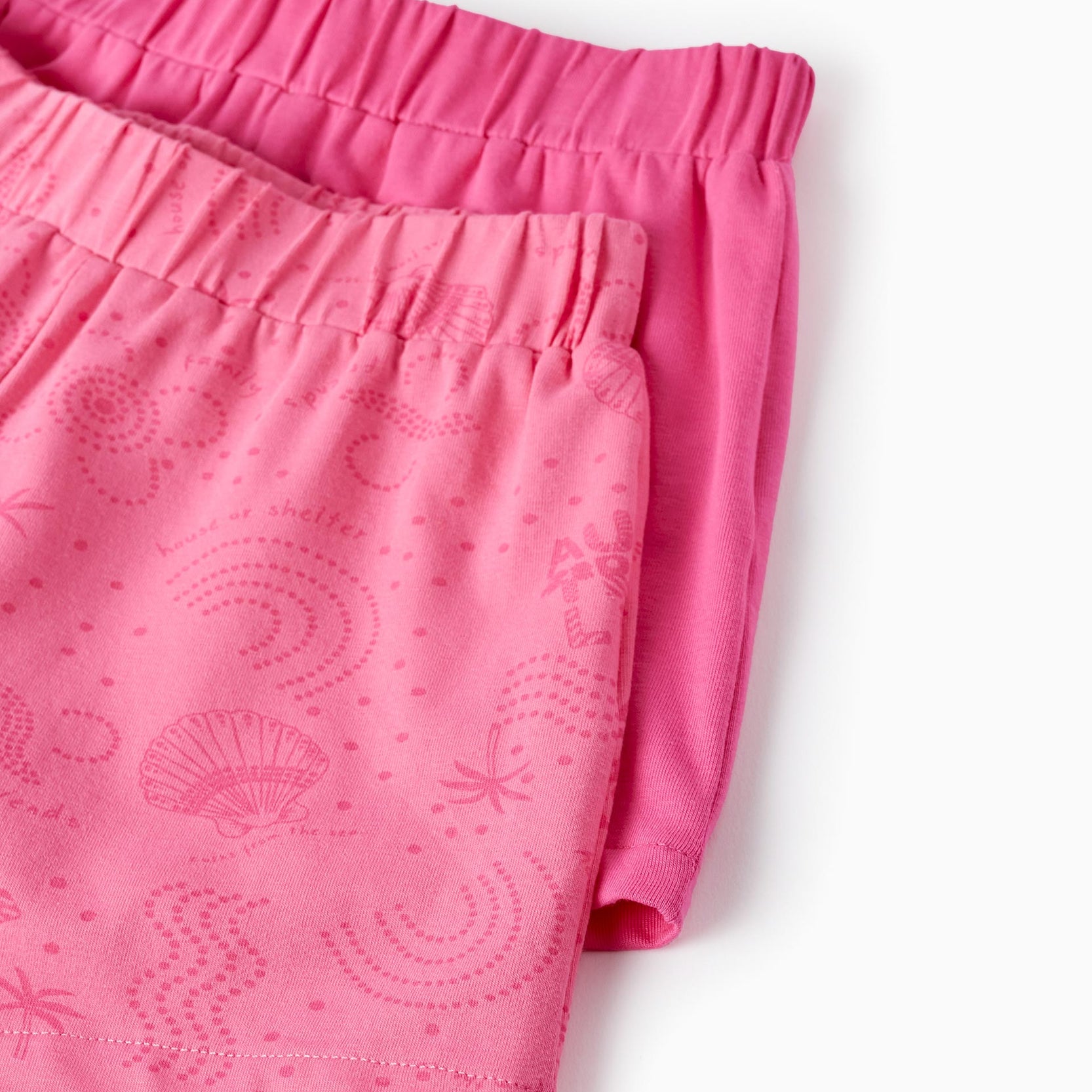2 Cotton Shorts for Girls 'Australia', Pink