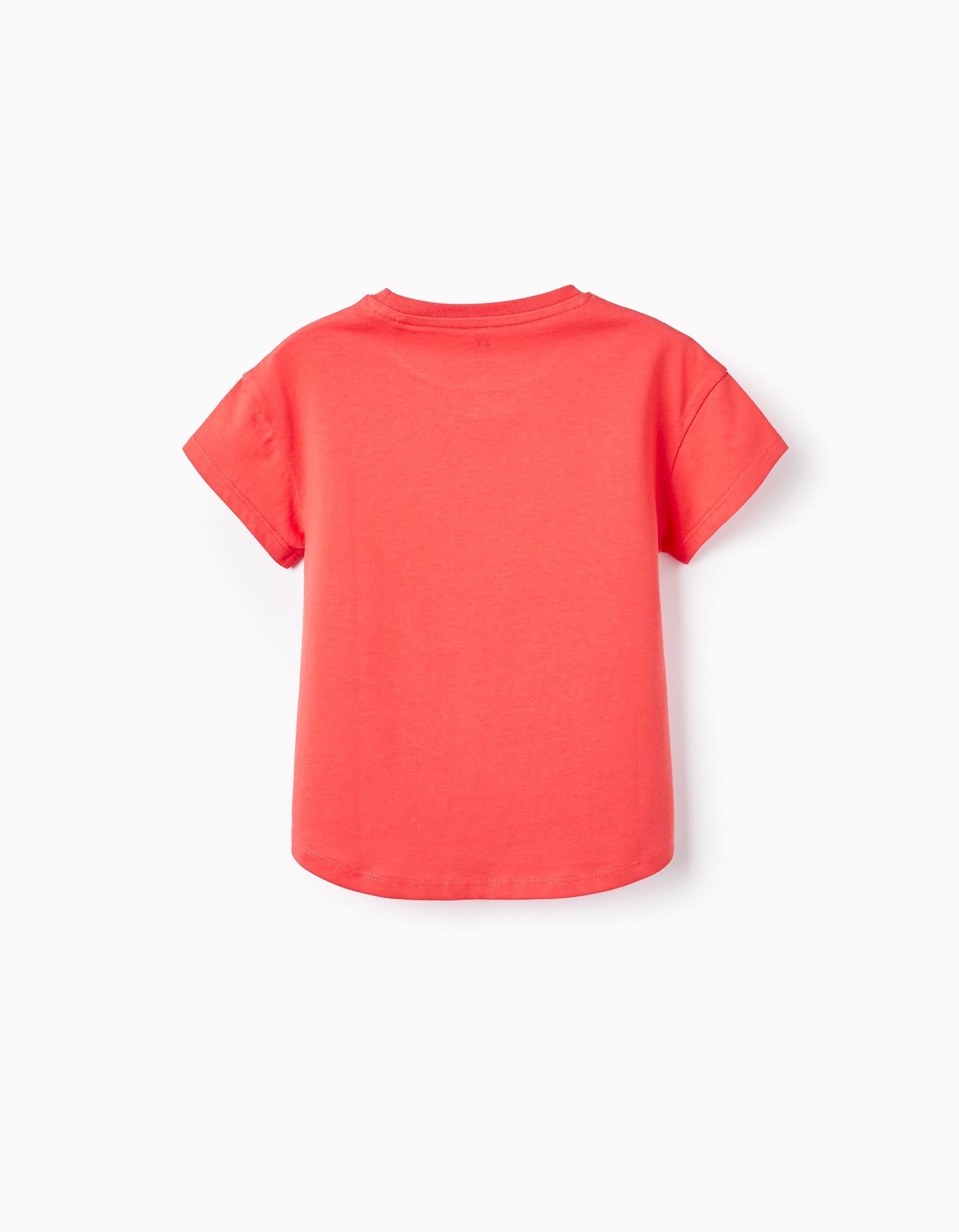 Cotton T-shirt for Girls 'cha Cha Cha', Red
