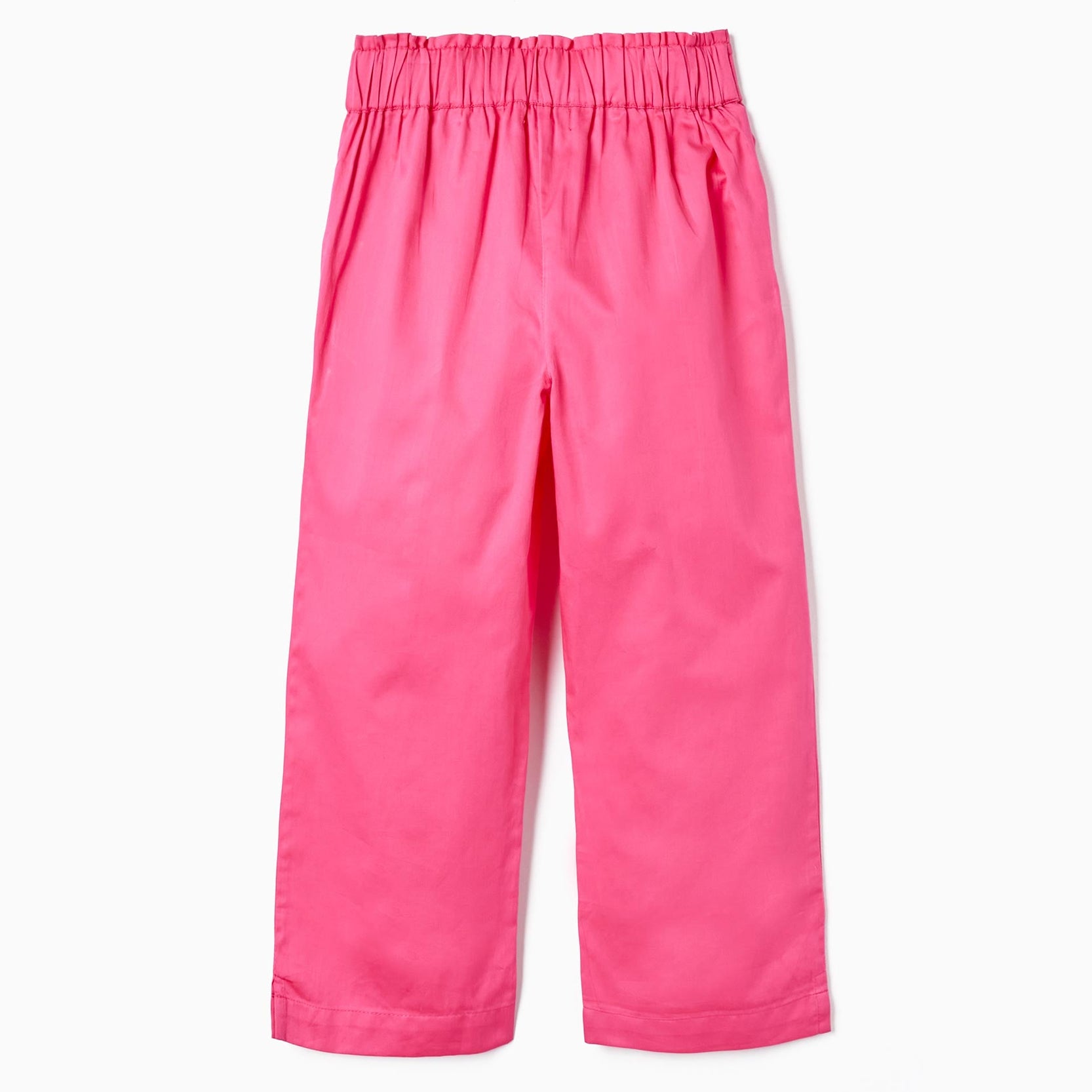 PANTS SATIN, PINK, 2/3