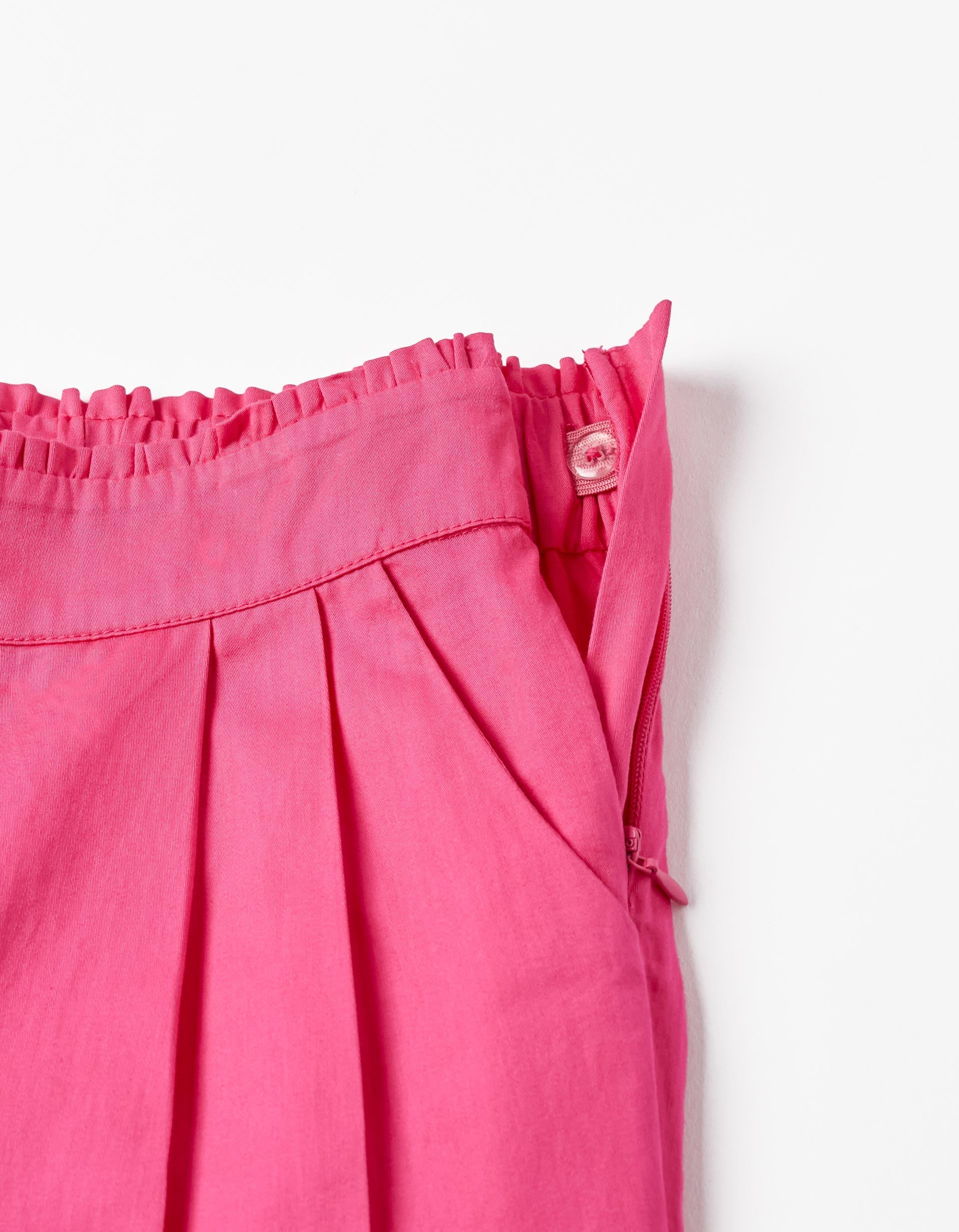 PANTS SATIN, PINK, 2/3