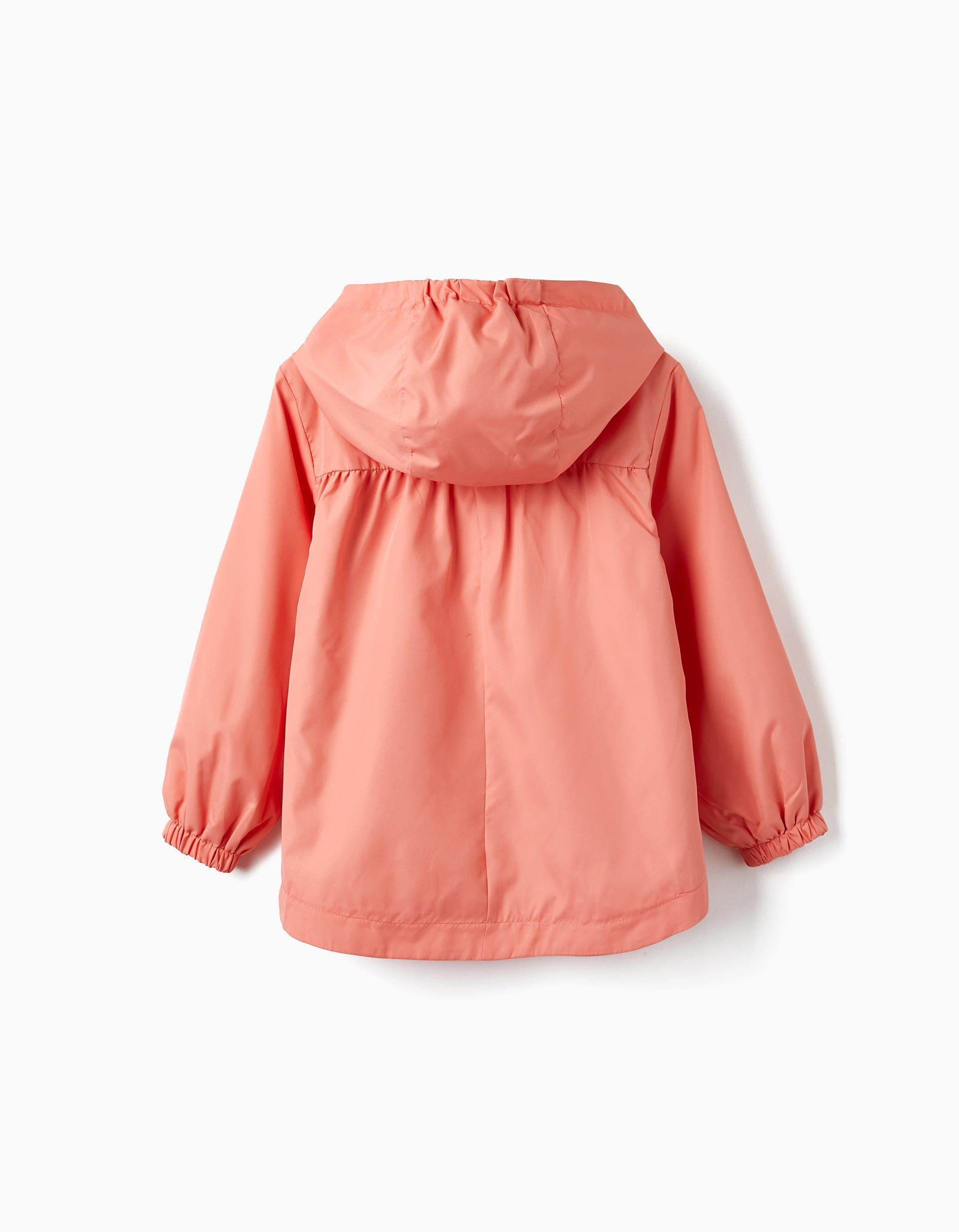 Hooded Windbreaker Jacket for Girls, Light Pink