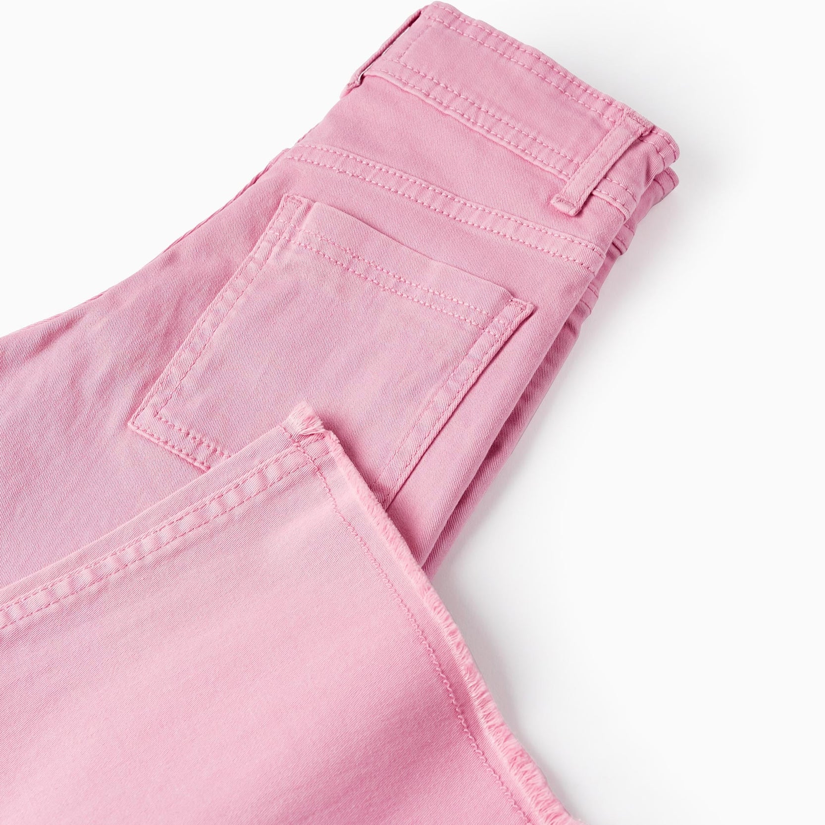 Cotton Trousers for Girls 'Wide Leg', Pink